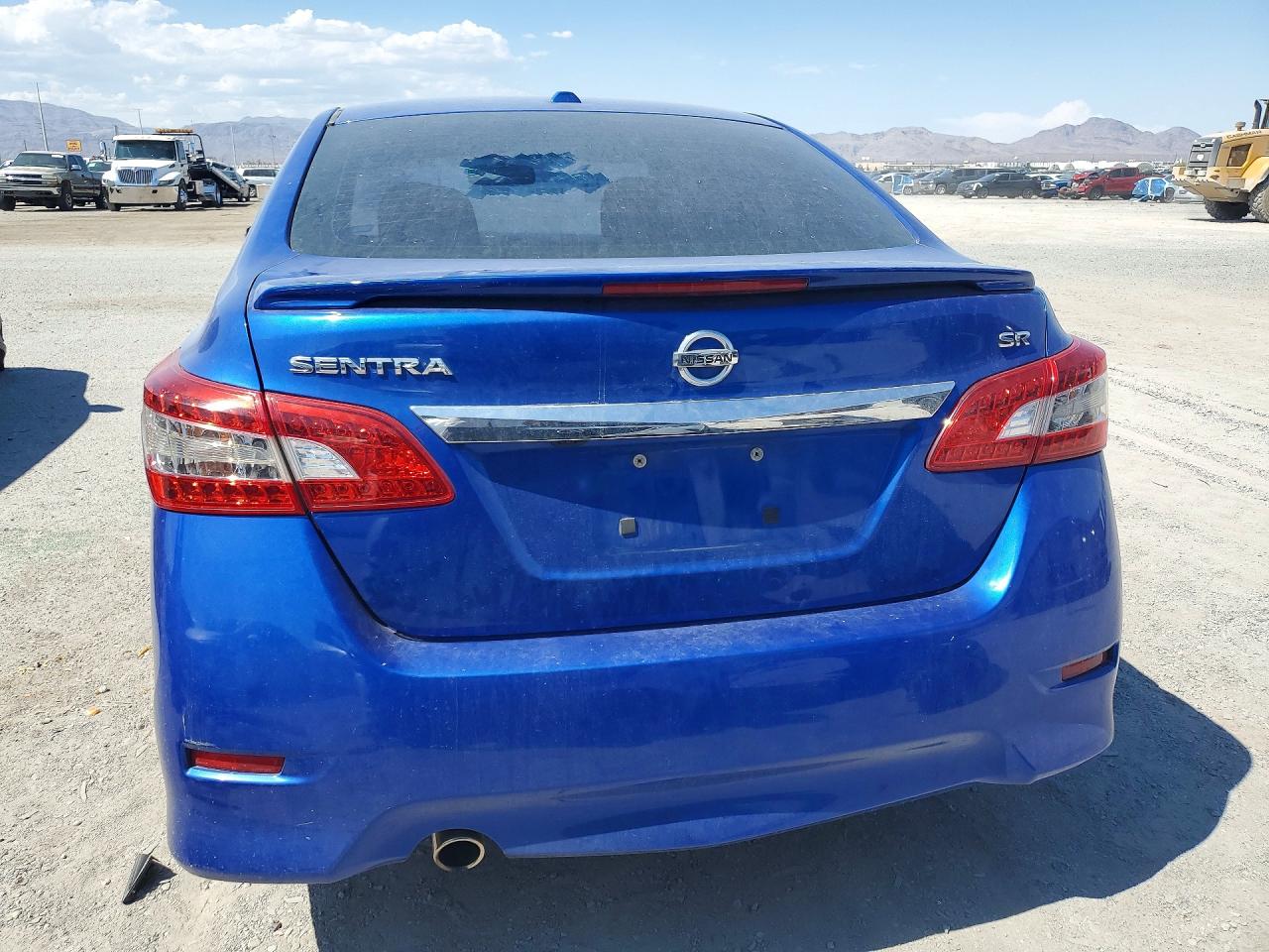 2015 Nissan Sentra Sr Blue vin: 3N1AB7AP3FY306792