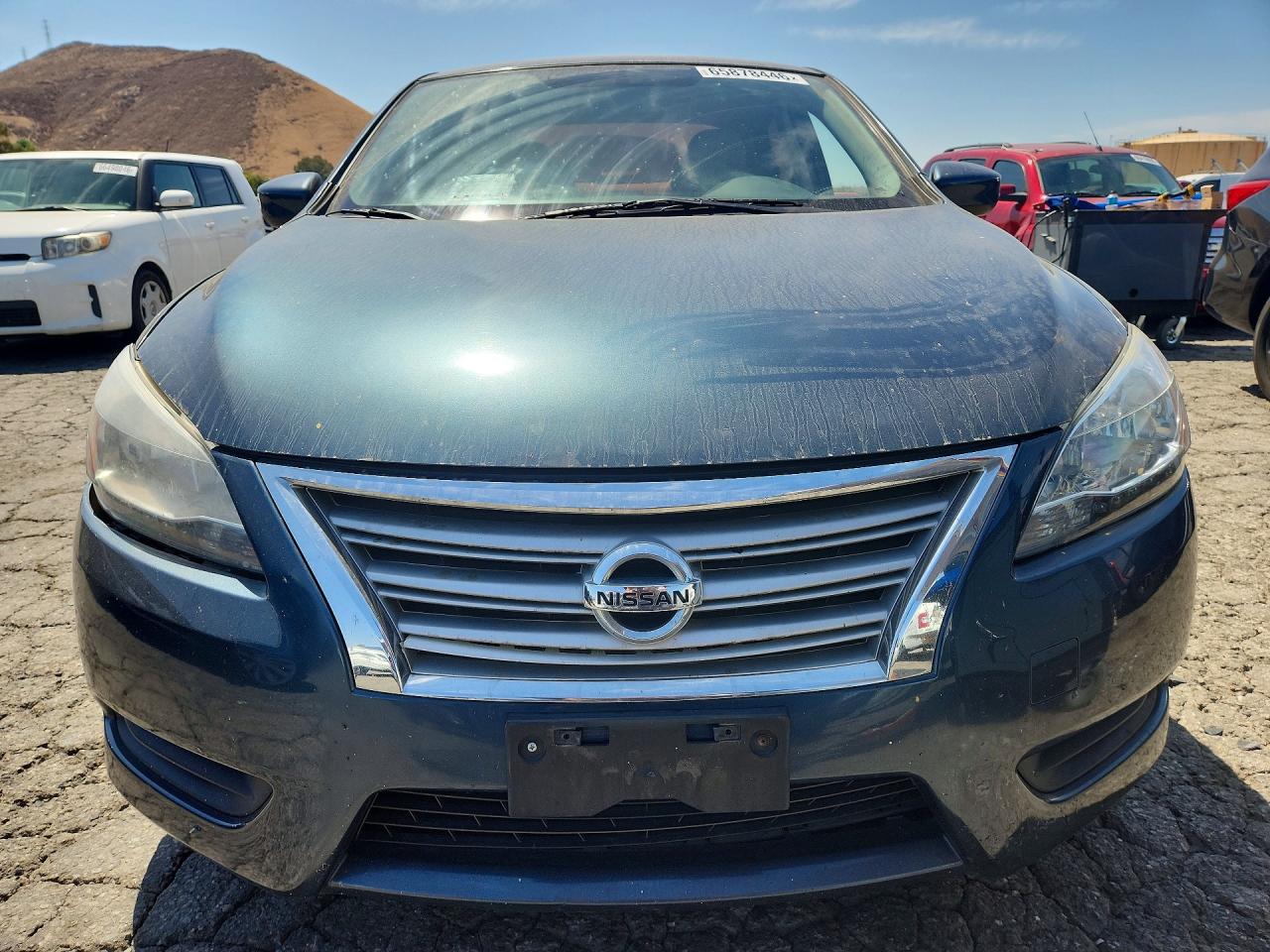 2015 Nissan Sentra Sv Blue vin: 3N1AB7AP3FY306839