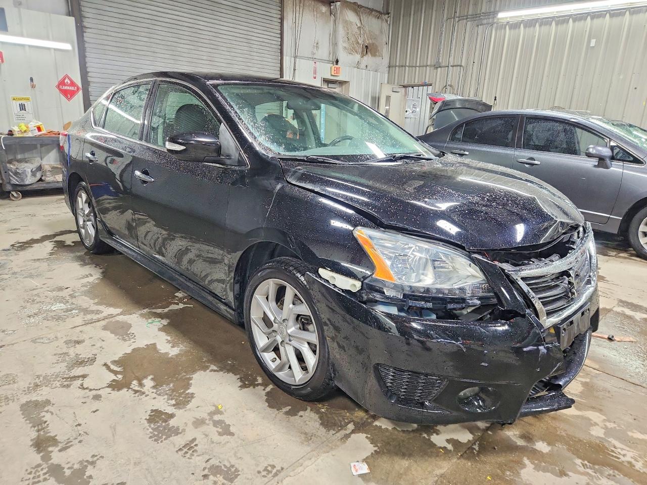 2015 Nissan Sentra Sr Black vin: 3N1AB7AP3FY308056