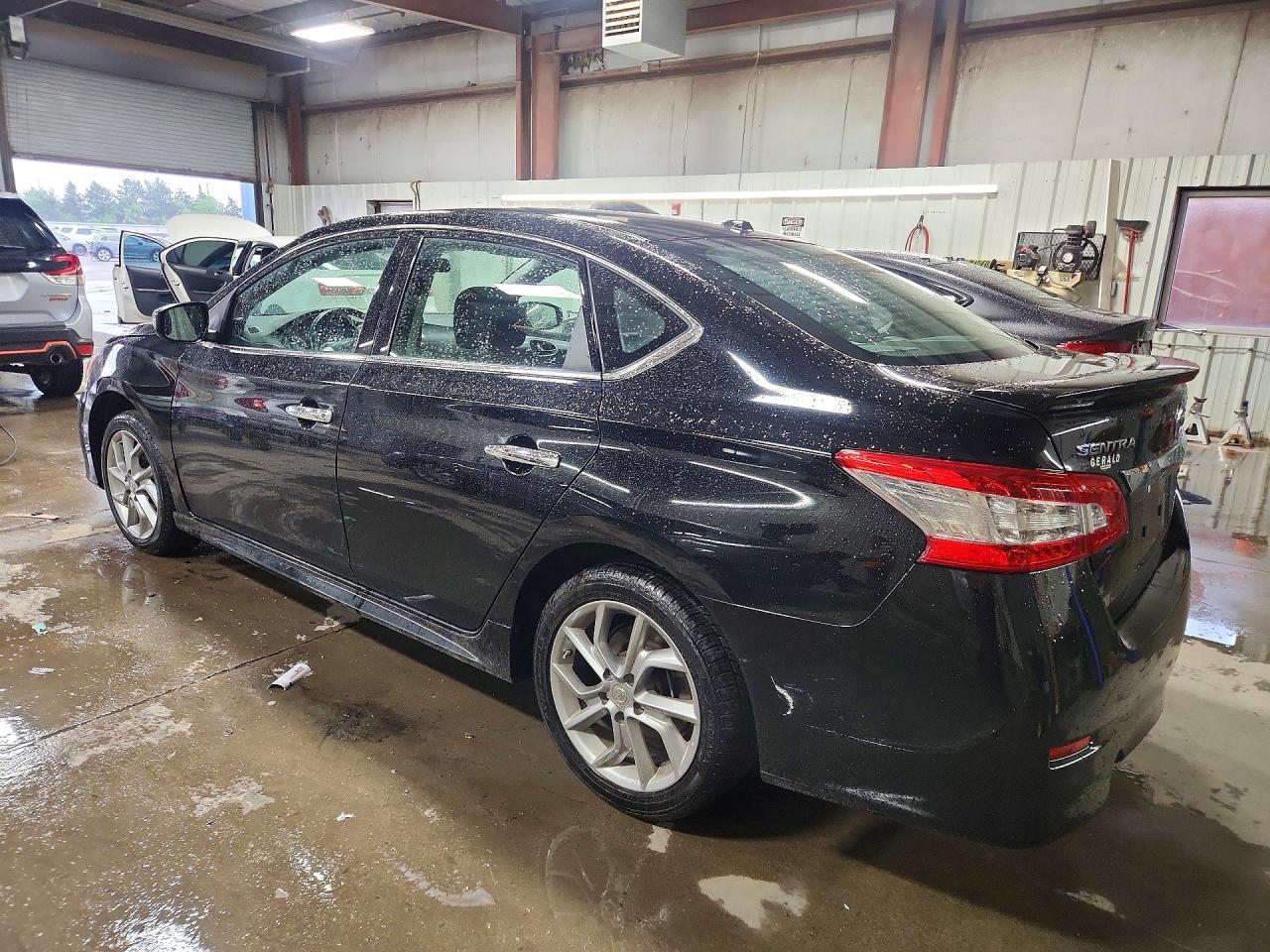 2015 Nissan Sentra Sr Black vin: 3N1AB7AP3FY308056