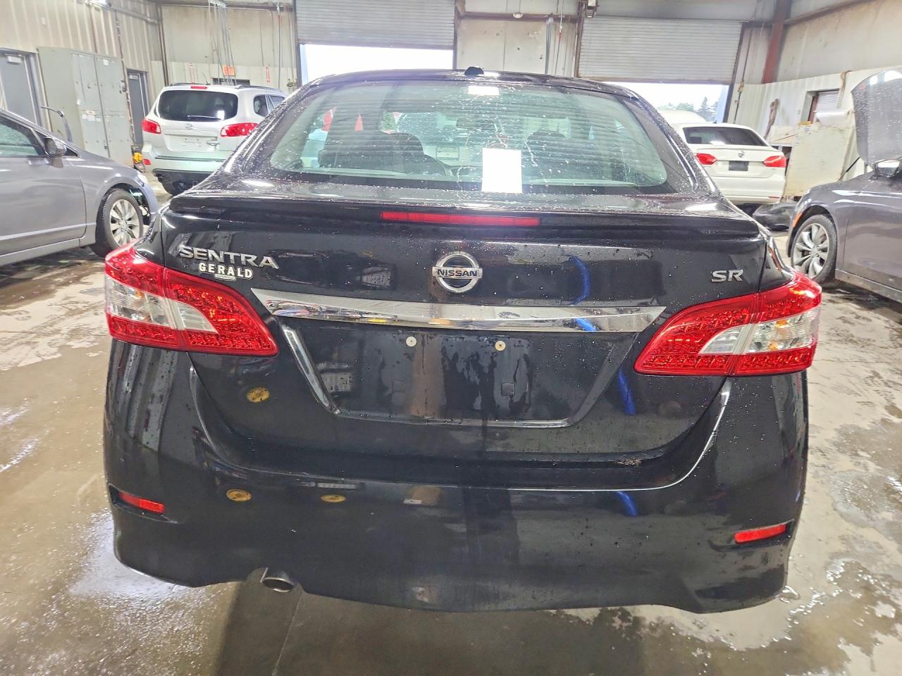 2015 Nissan Sentra Sr Black vin: 3N1AB7AP3FY308056