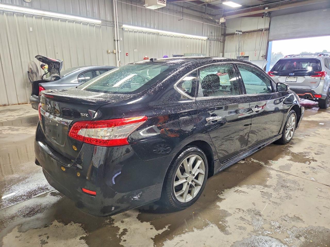 2015 Nissan Sentra Sr Black vin: 3N1AB7AP3FY308056