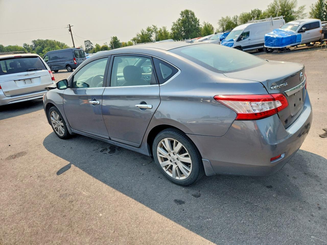 2015 Nissan Sentra Sl Gray vin: 3N1AB7AP3FY313306