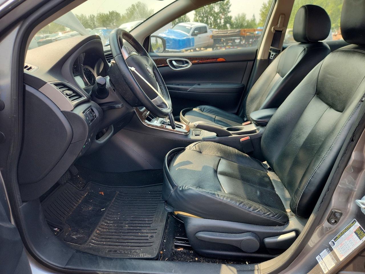 2015 Nissan Sentra Sl Gray vin: 3N1AB7AP3FY313306