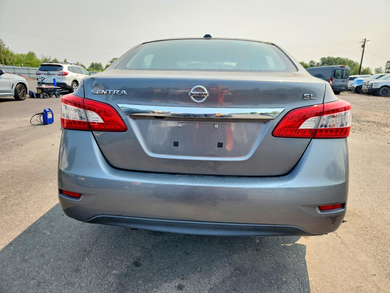 2015 Nissan Sentra Sl Gray vin: 3N1AB7AP3FY313306