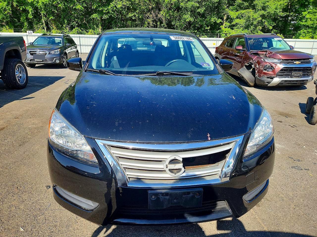 2015 Nissan Sentra Sv Черный vin: 3N1AB7AP3FY314147