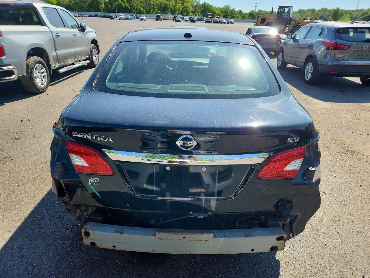 2015 Nissan Sentra Sv Черный vin: 3N1AB7AP3FY314147