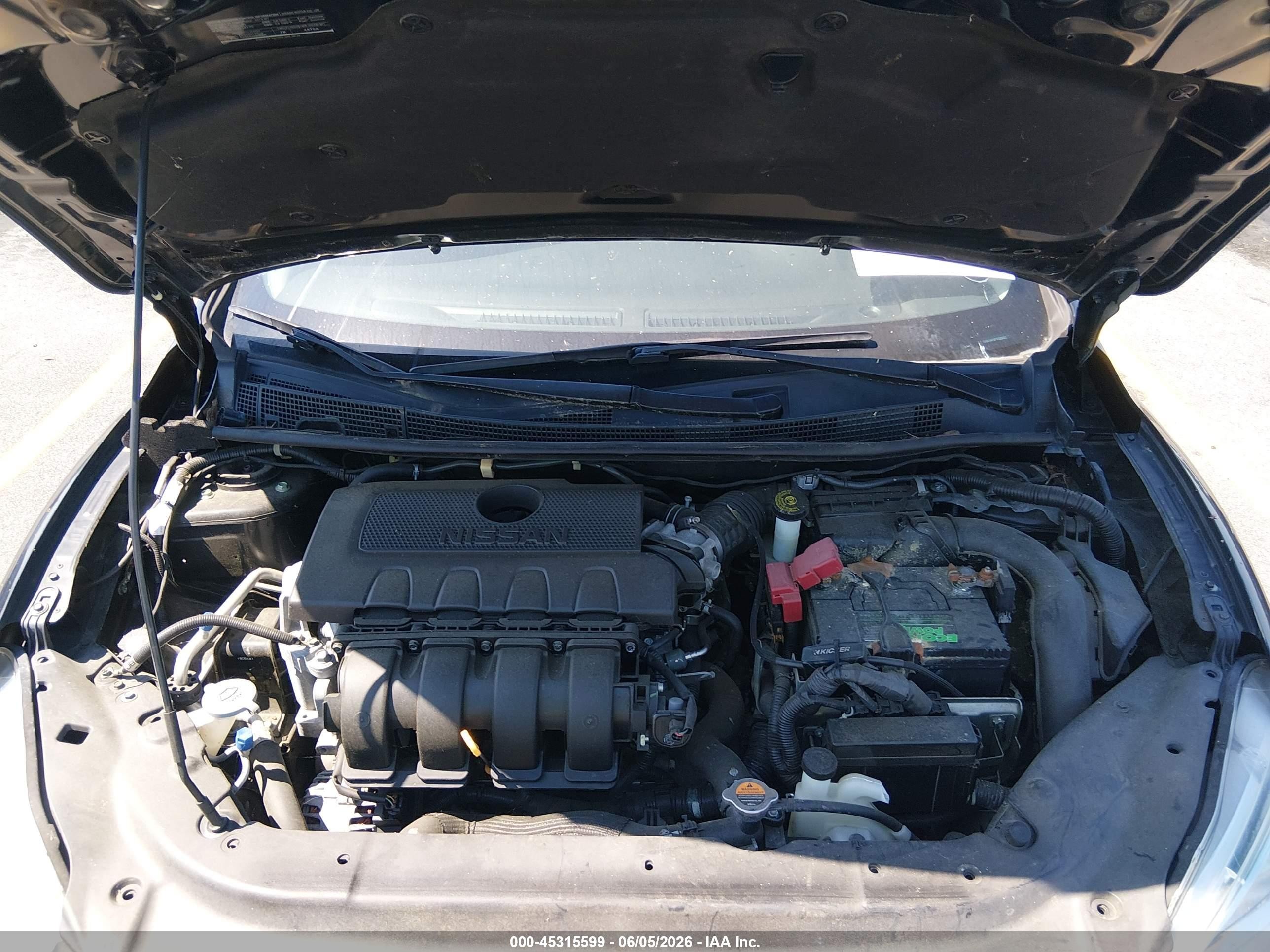 2015 Nissan Sentra S Black vin: 3N1AB7AP3FY330431