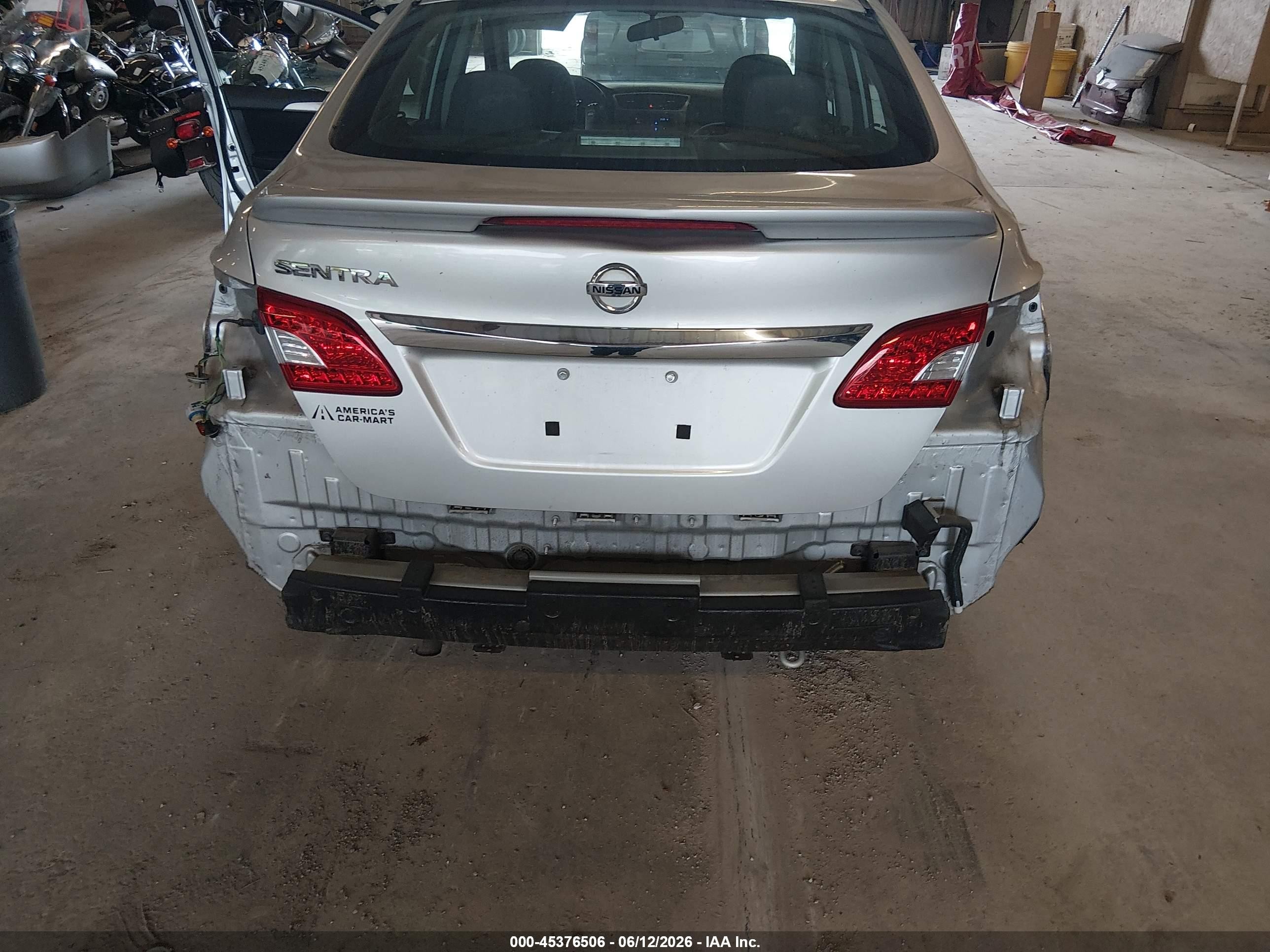 2015 Nissan Sentra S Silver vin: 3N1AB7AP3FY333054