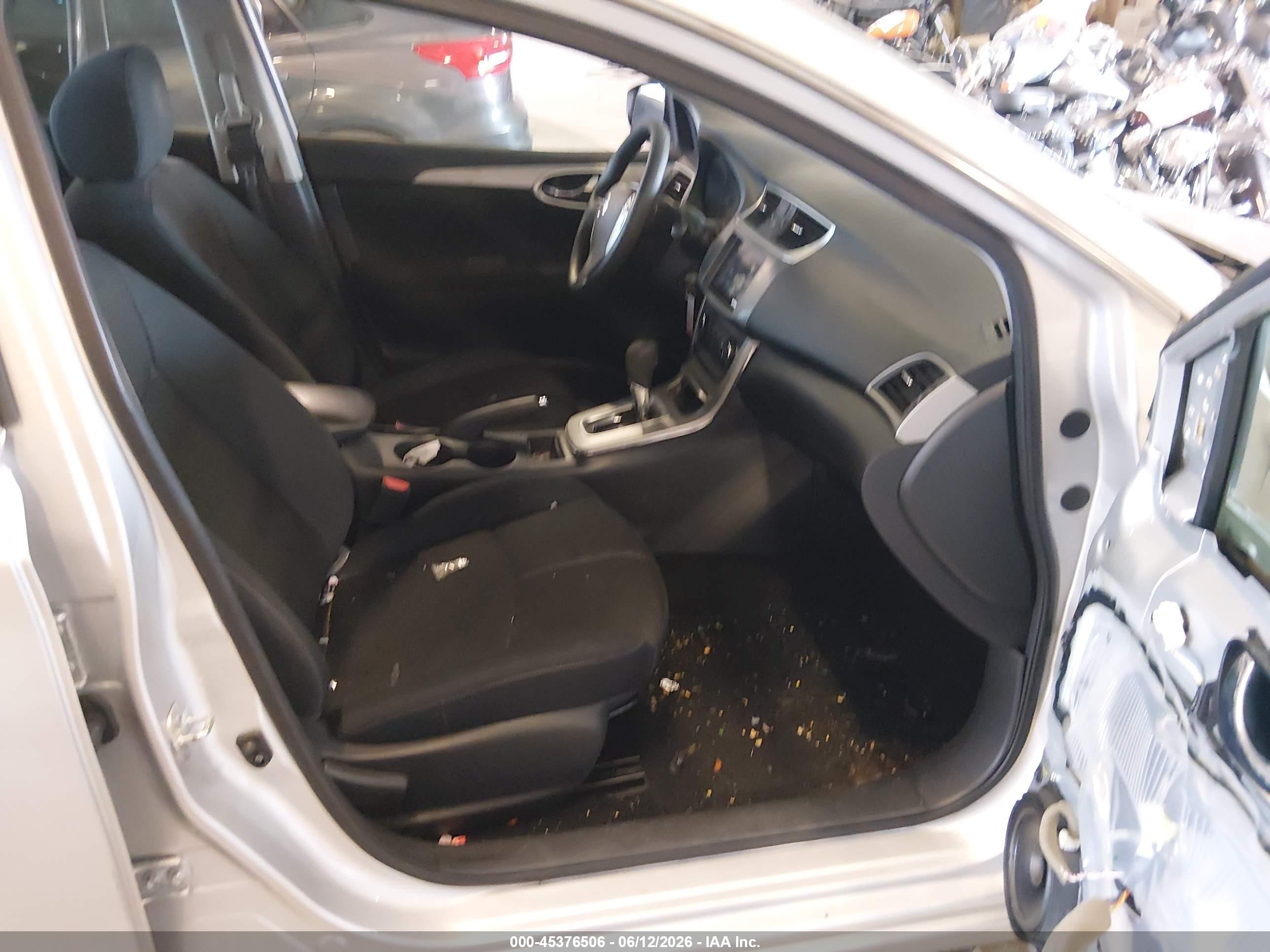 2015 Nissan Sentra S Silver vin: 3N1AB7AP3FY333054