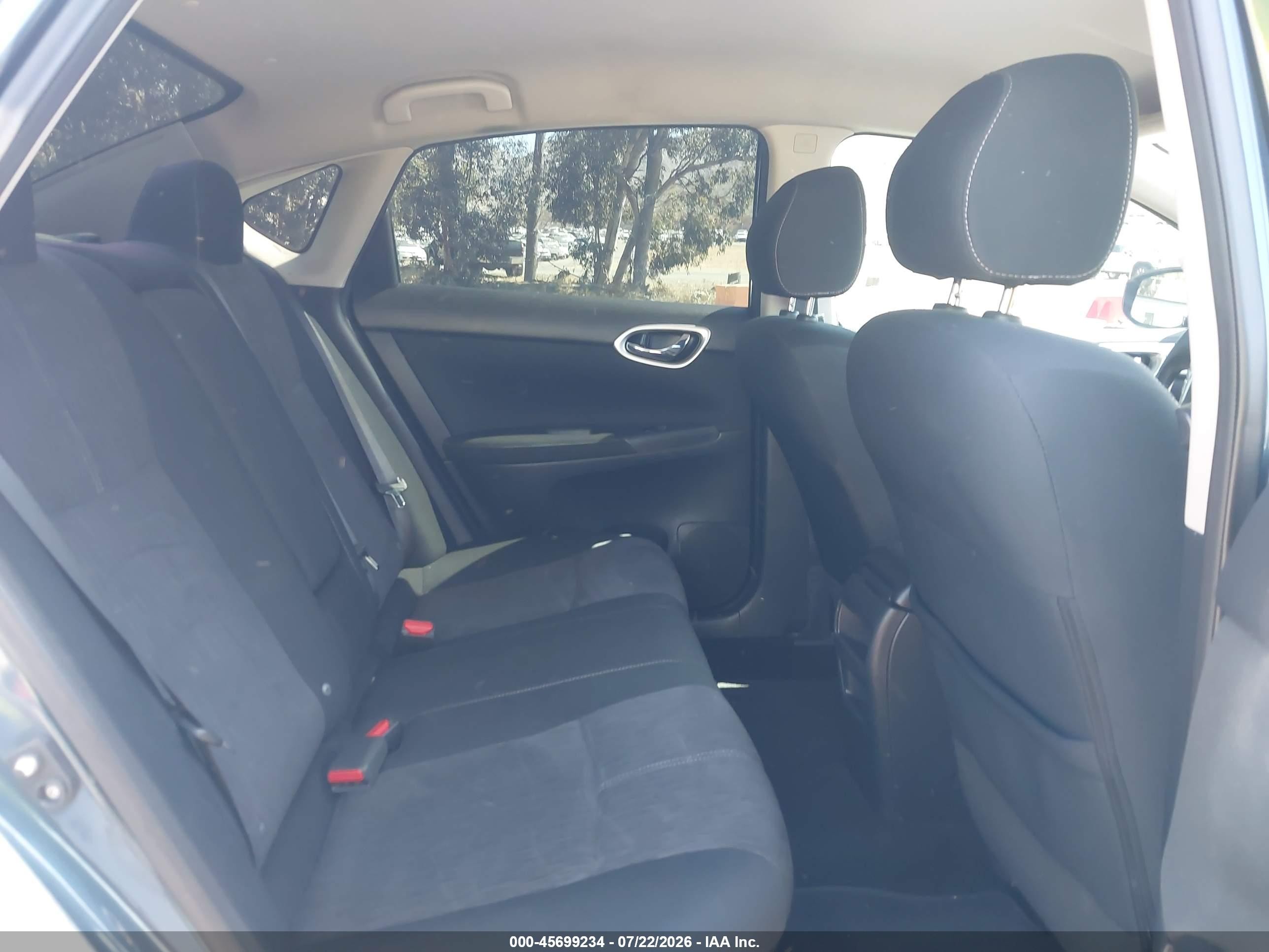2015 Nissan Sentra Sv Blue vin: 3N1AB7AP3FY333443