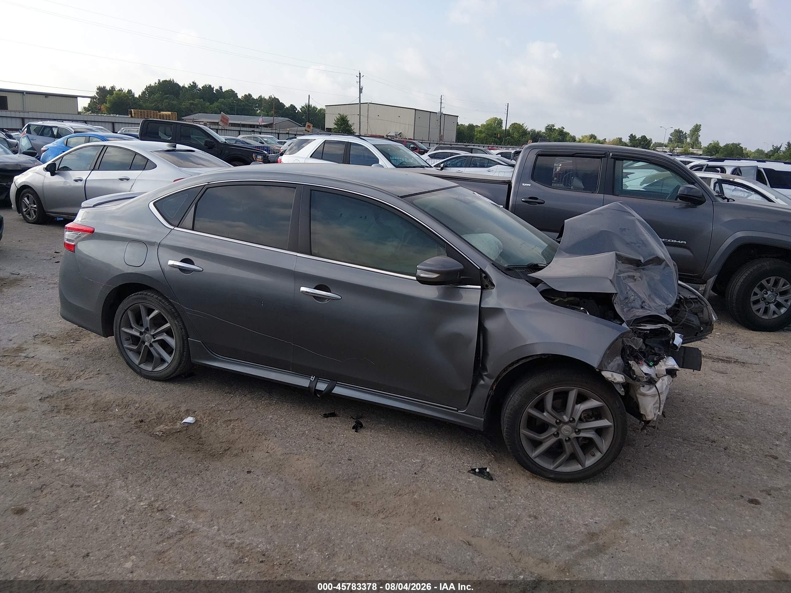 2015 Nissan Sentra Sr Black vin: 3N1AB7AP3FY343681