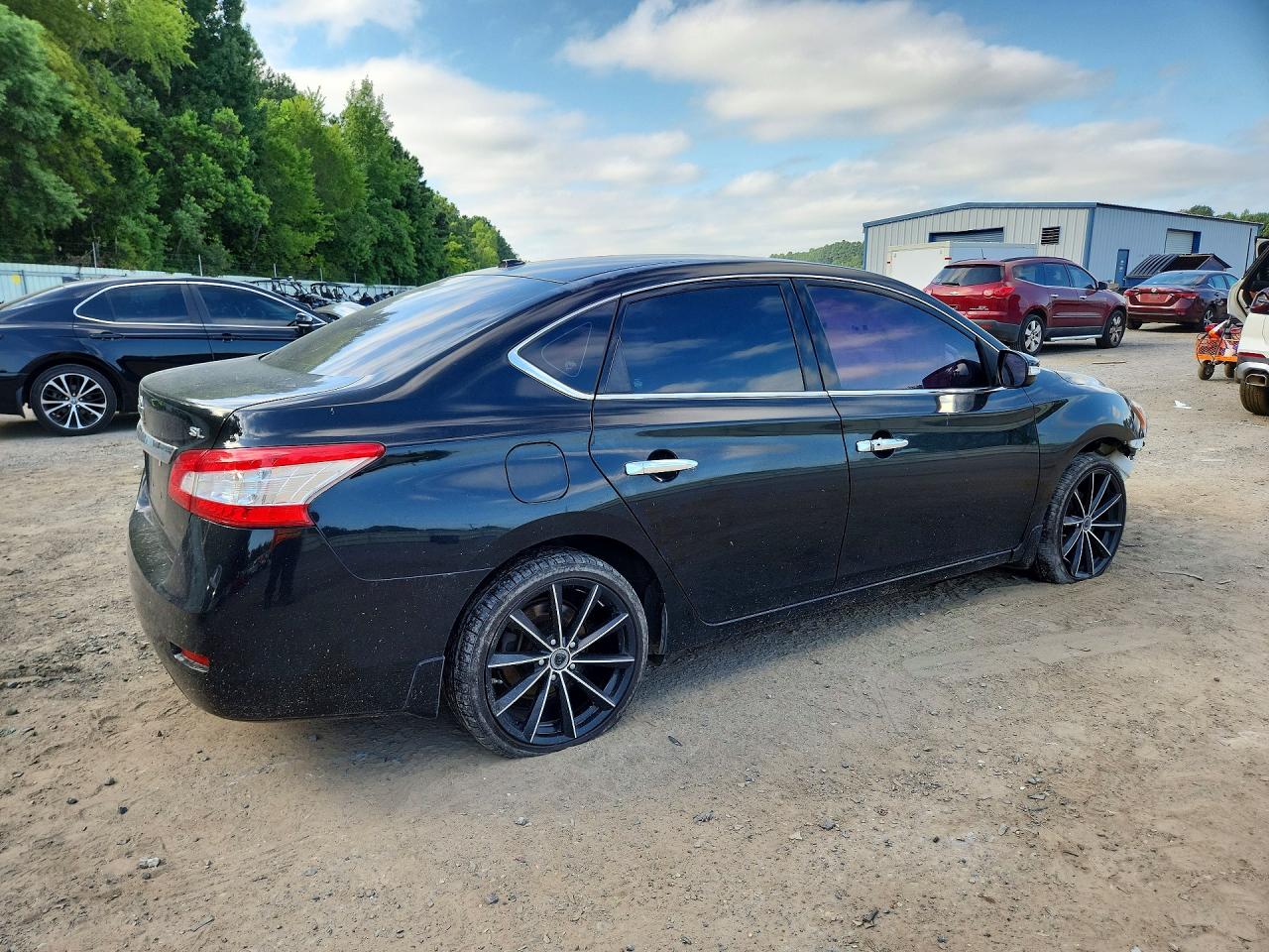 2015 Nissan Sentra Sl Black vin: 3N1AB7AP3FY348492