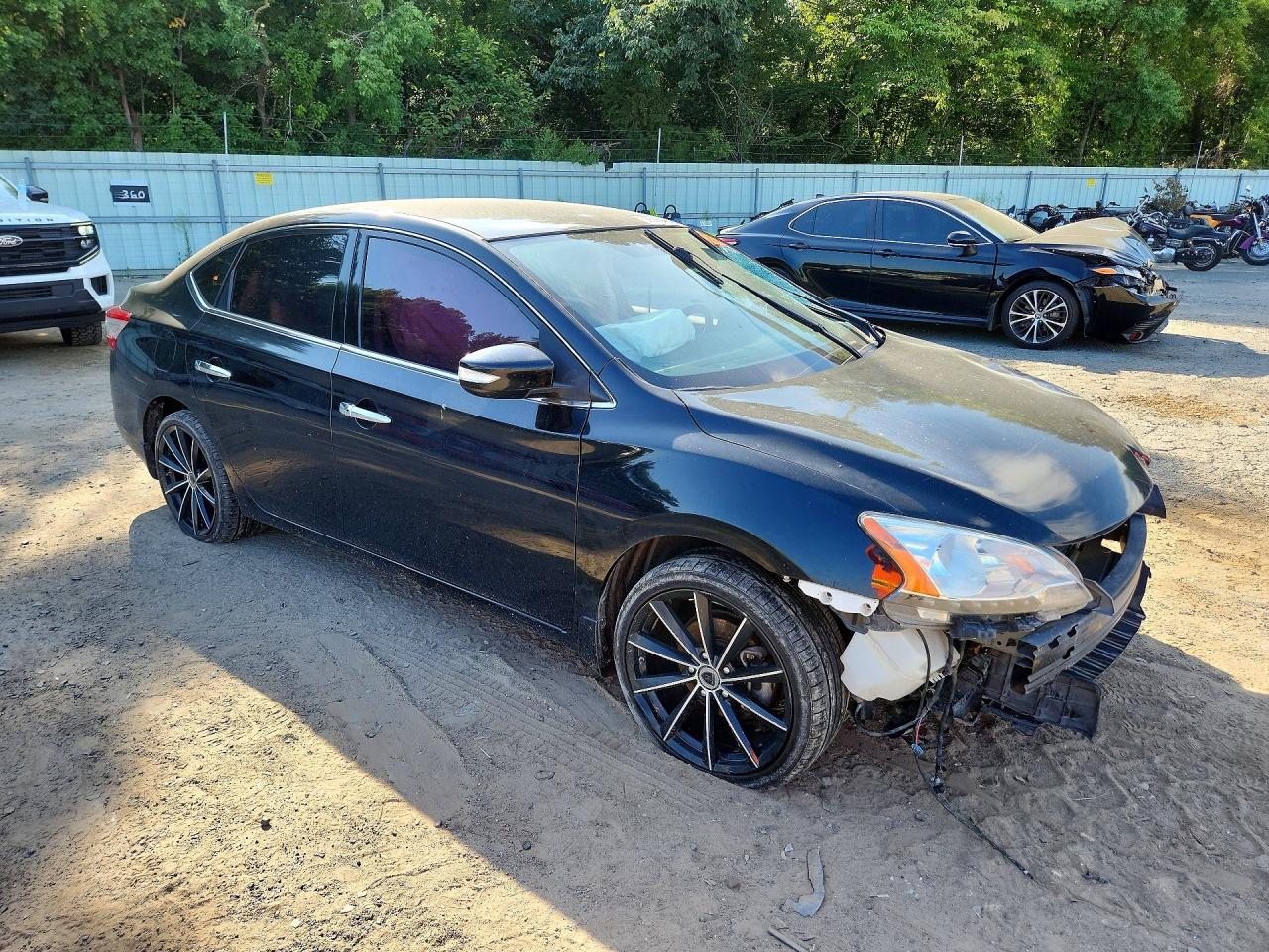 2015 Nissan Sentra Sl Black vin: 3N1AB7AP3FY348492