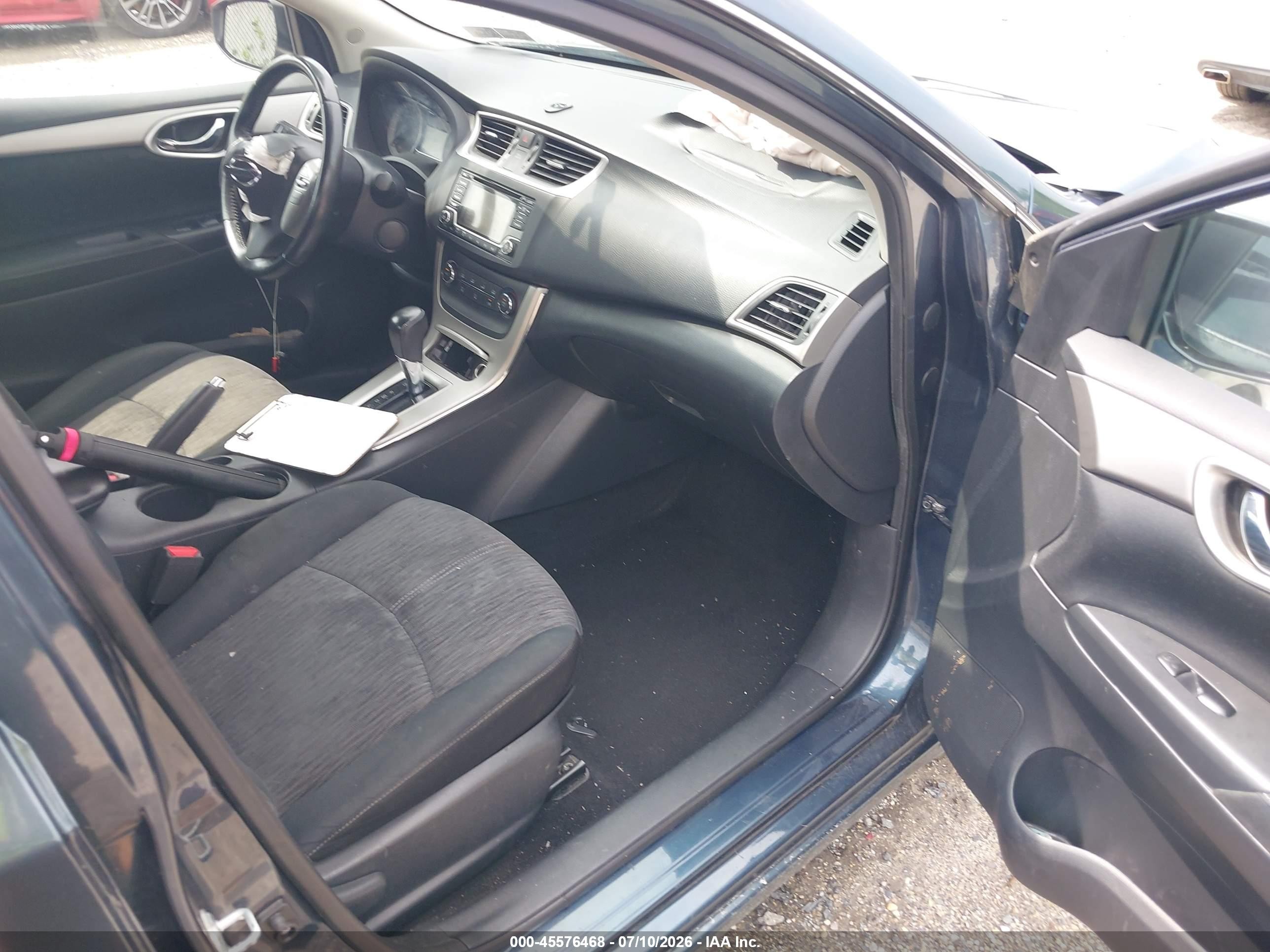 2015 Nissan Sentra Sv Blue vin: 3N1AB7AP3FY350226