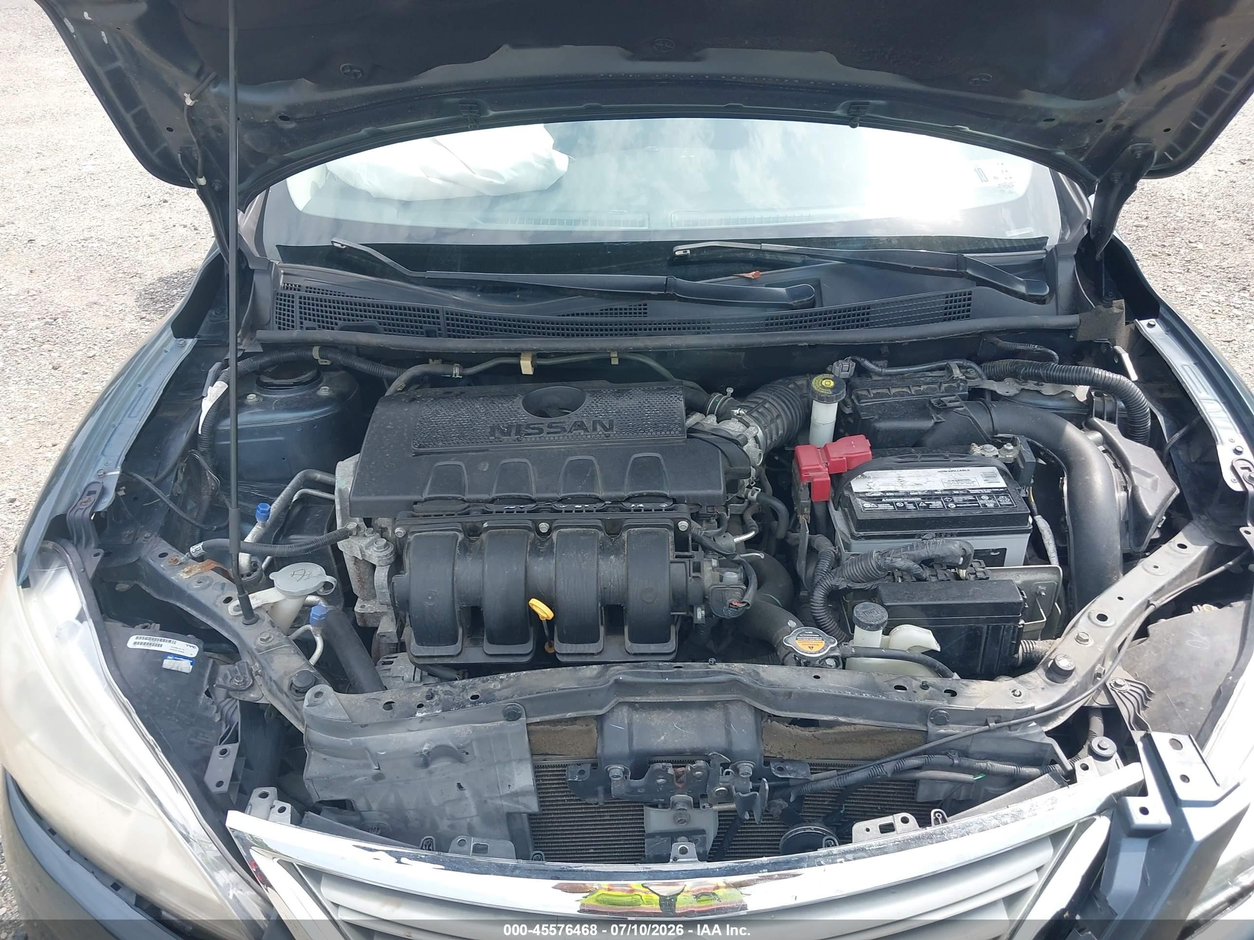 2015 Nissan Sentra Sv Blue vin: 3N1AB7AP3FY350226