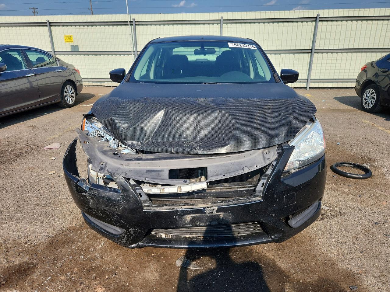 2015 Nissan Sentra S Black vin: 3N1AB7AP3FY353630