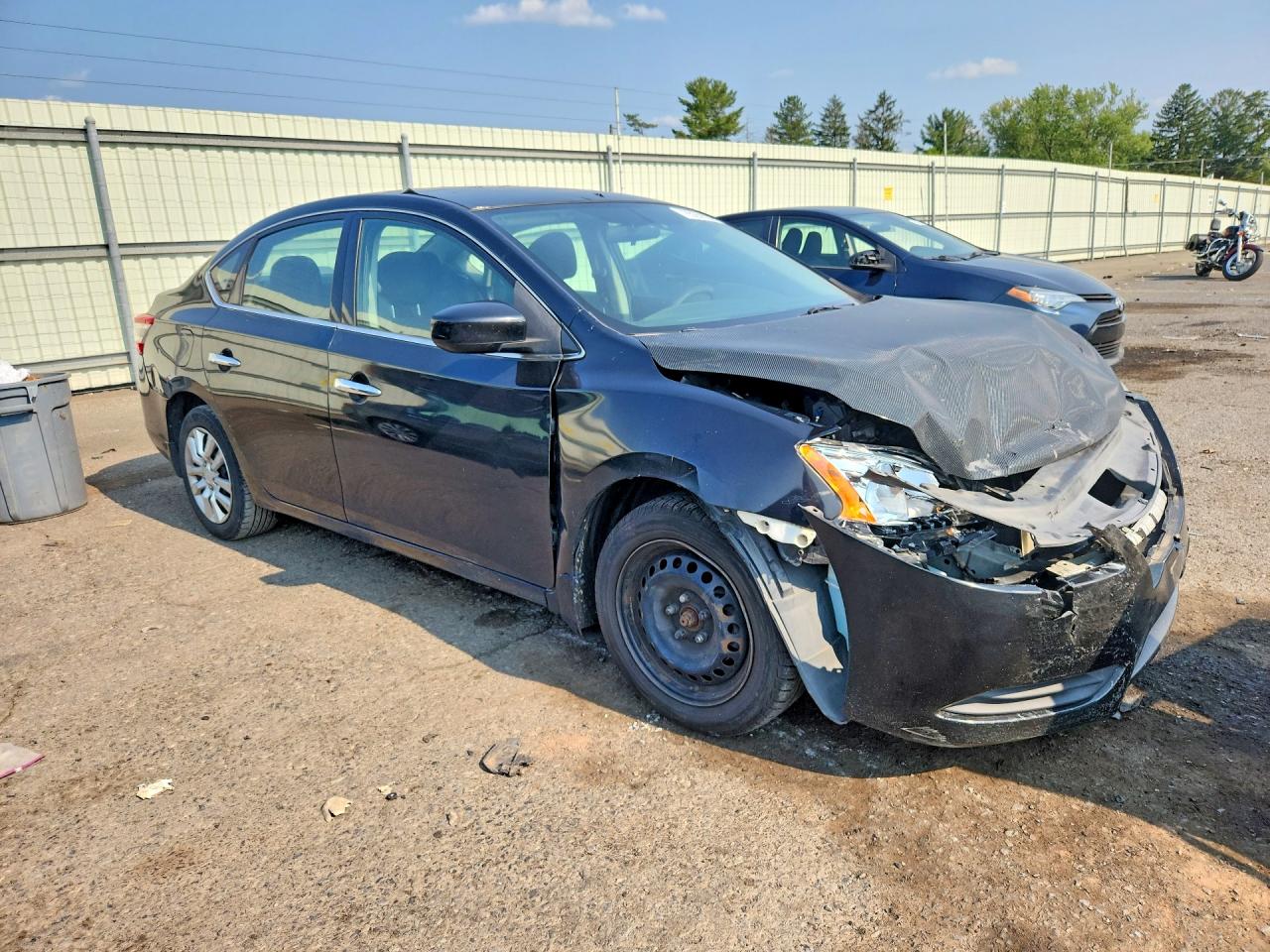 2015 Nissan Sentra S Black vin: 3N1AB7AP3FY353630