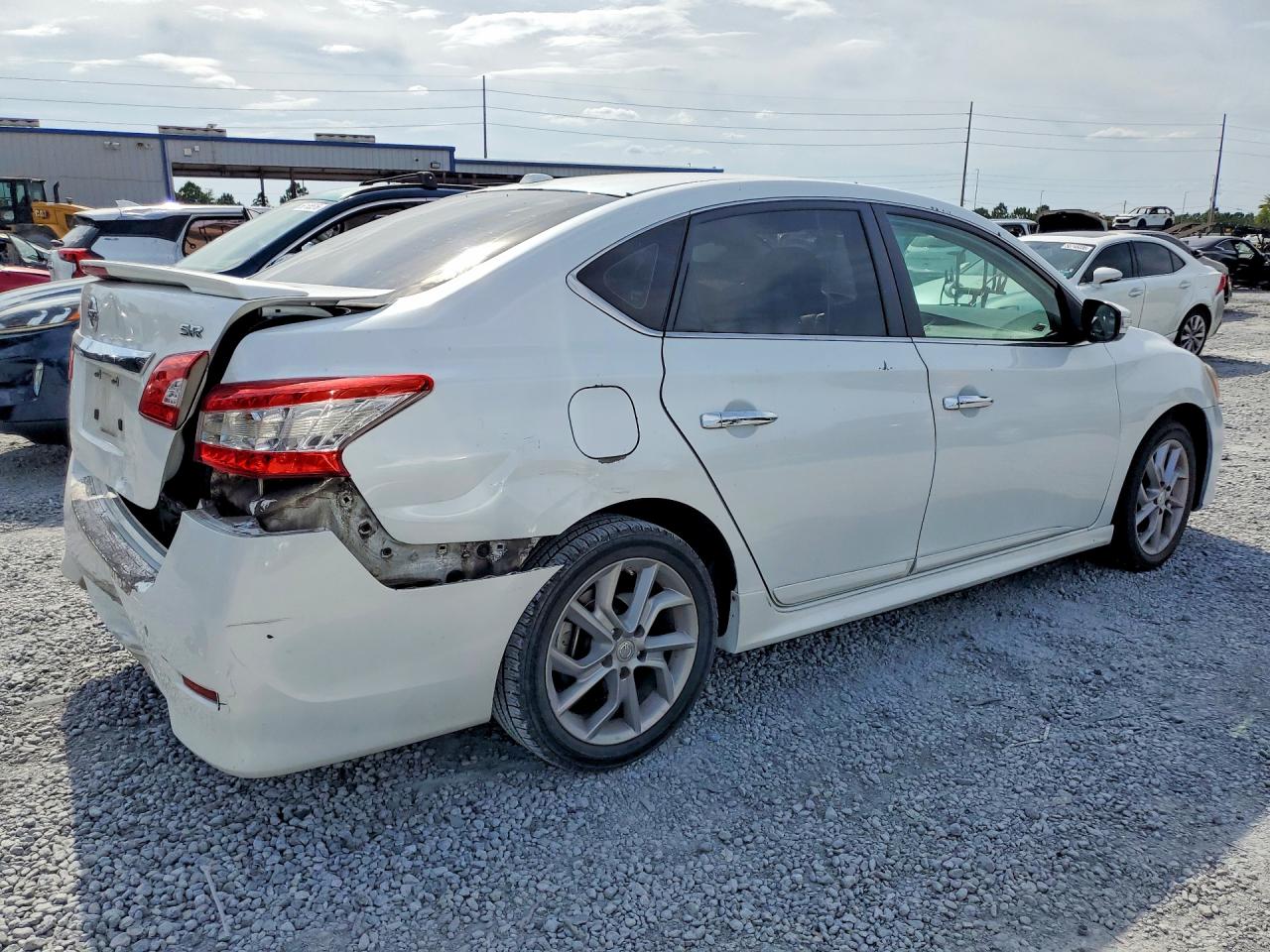 2015 Nissan Sentra Sr White vin: 3N1AB7AP3FY357189