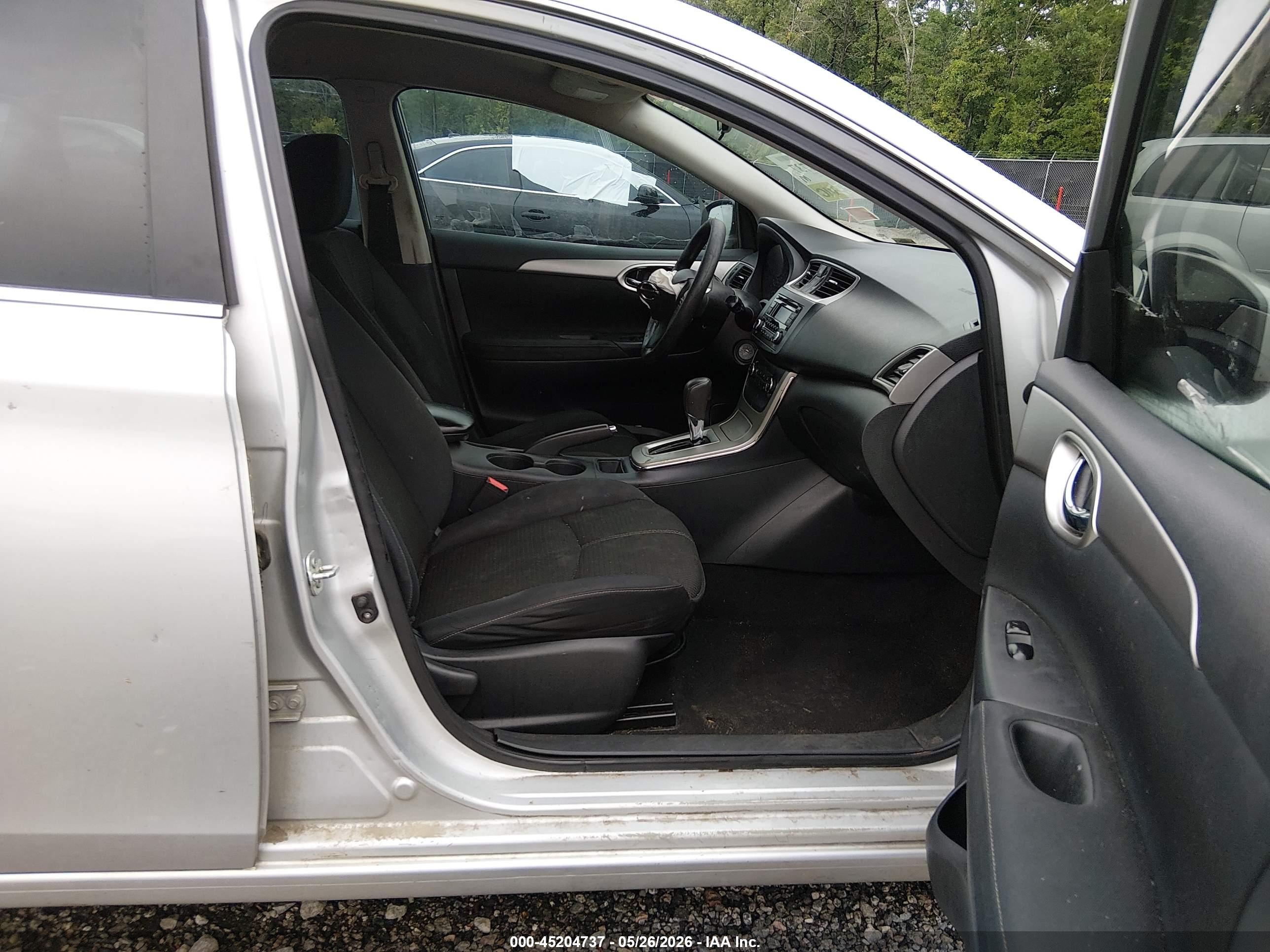 2015 Nissan Sentra S Silver vin: 3N1AB7AP3FY361632