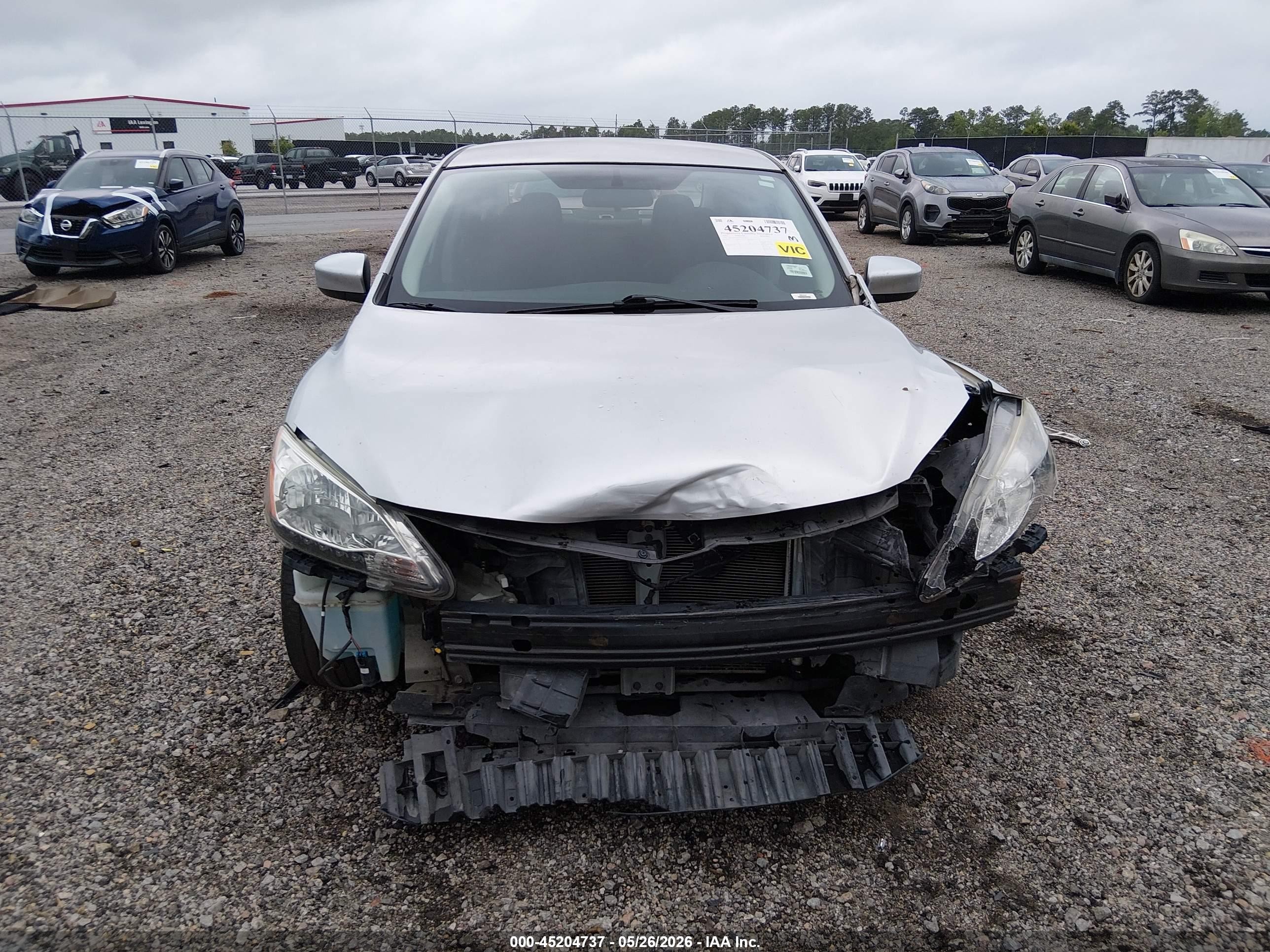 2015 Nissan Sentra S Silver vin: 3N1AB7AP3FY361632