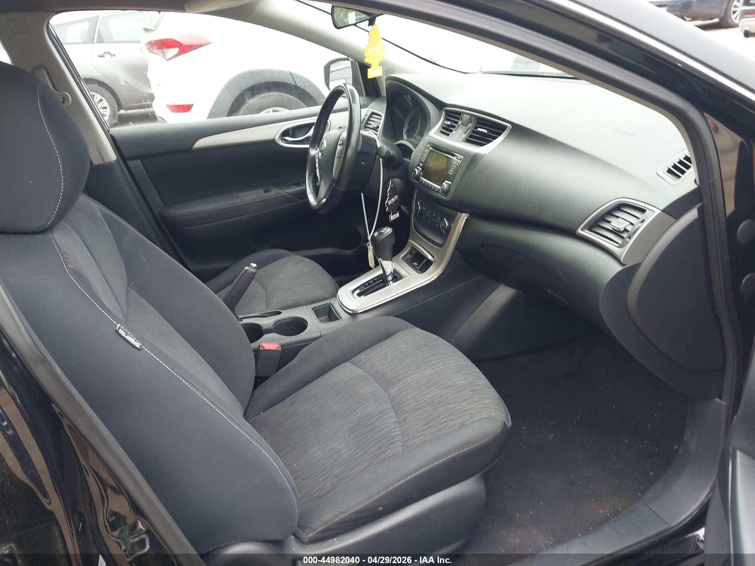 2015 Nissan Sentra Sv Черный vin: 3N1AB7AP3FY367835