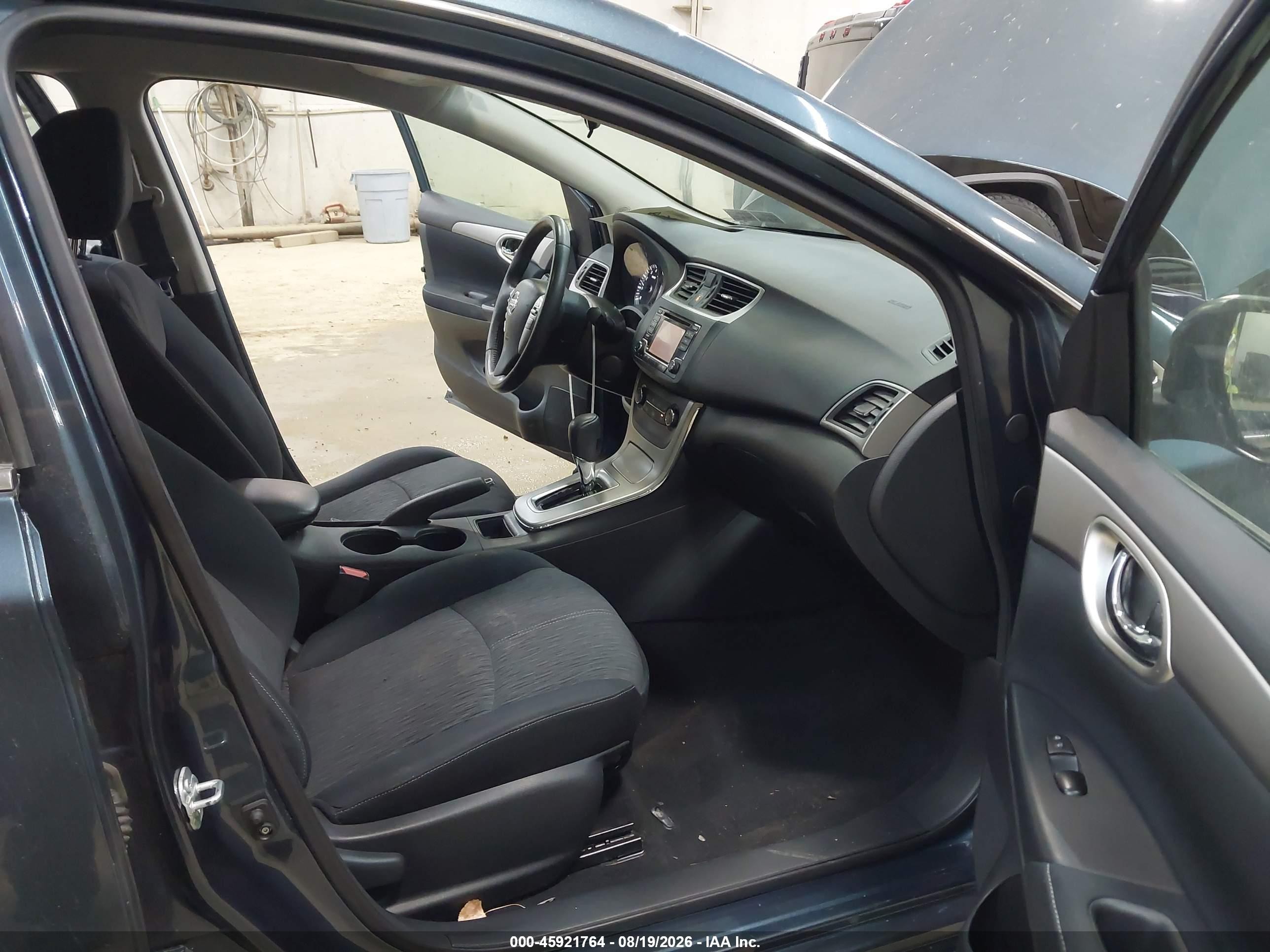 2015 Nissan Sentra Sv Blue vin: 3N1AB7AP3FY371108