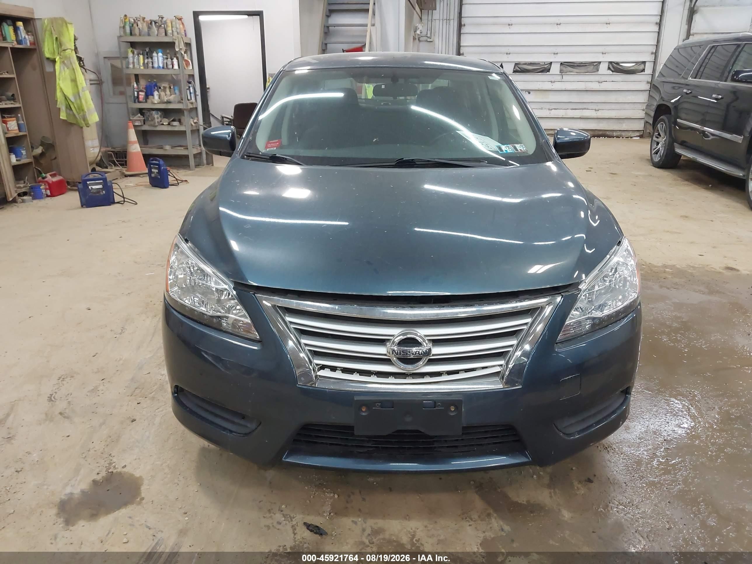 2015 Nissan Sentra Sv Blue vin: 3N1AB7AP3FY371108