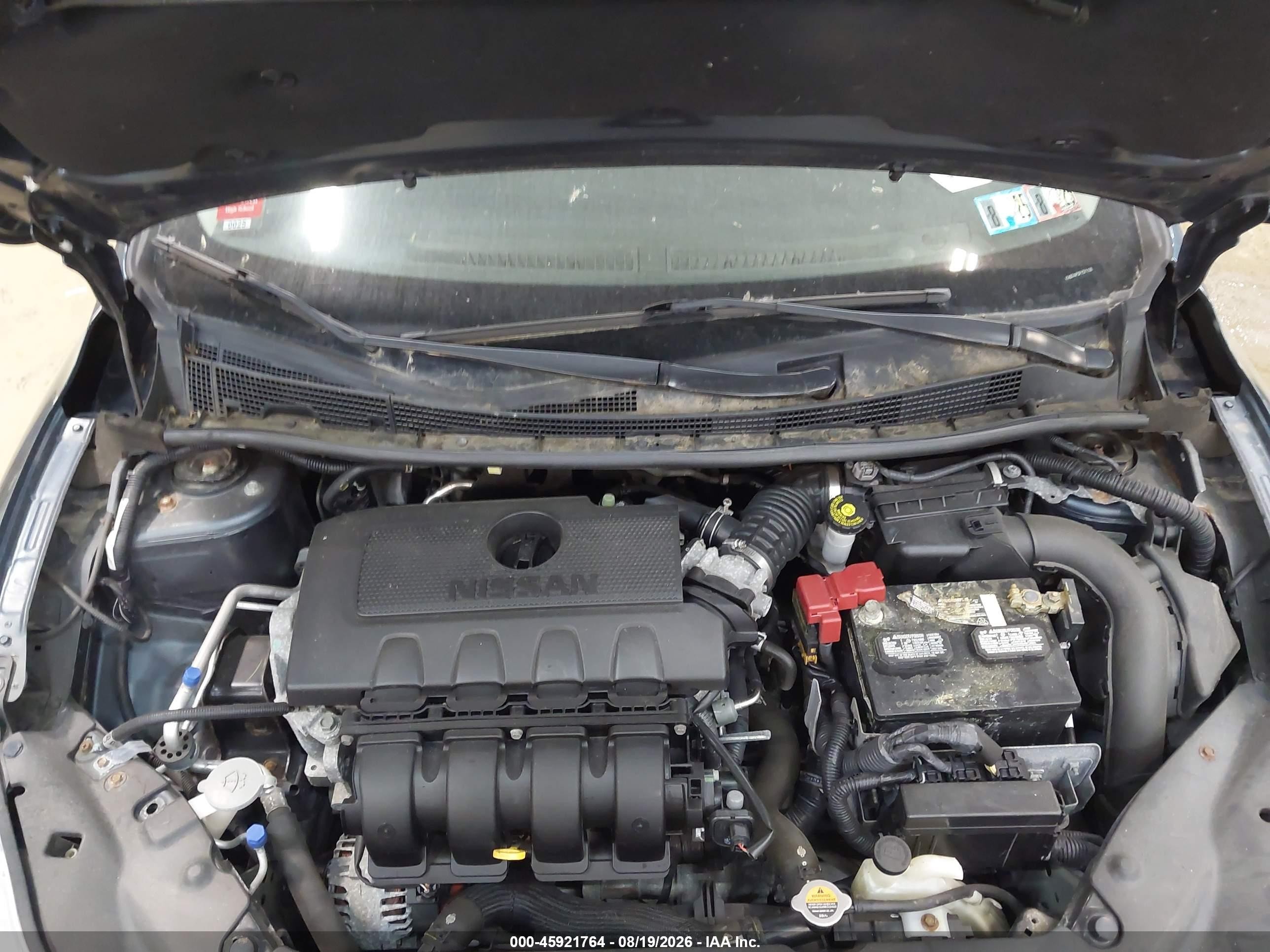 2015 Nissan Sentra Sv Blue vin: 3N1AB7AP3FY371108
