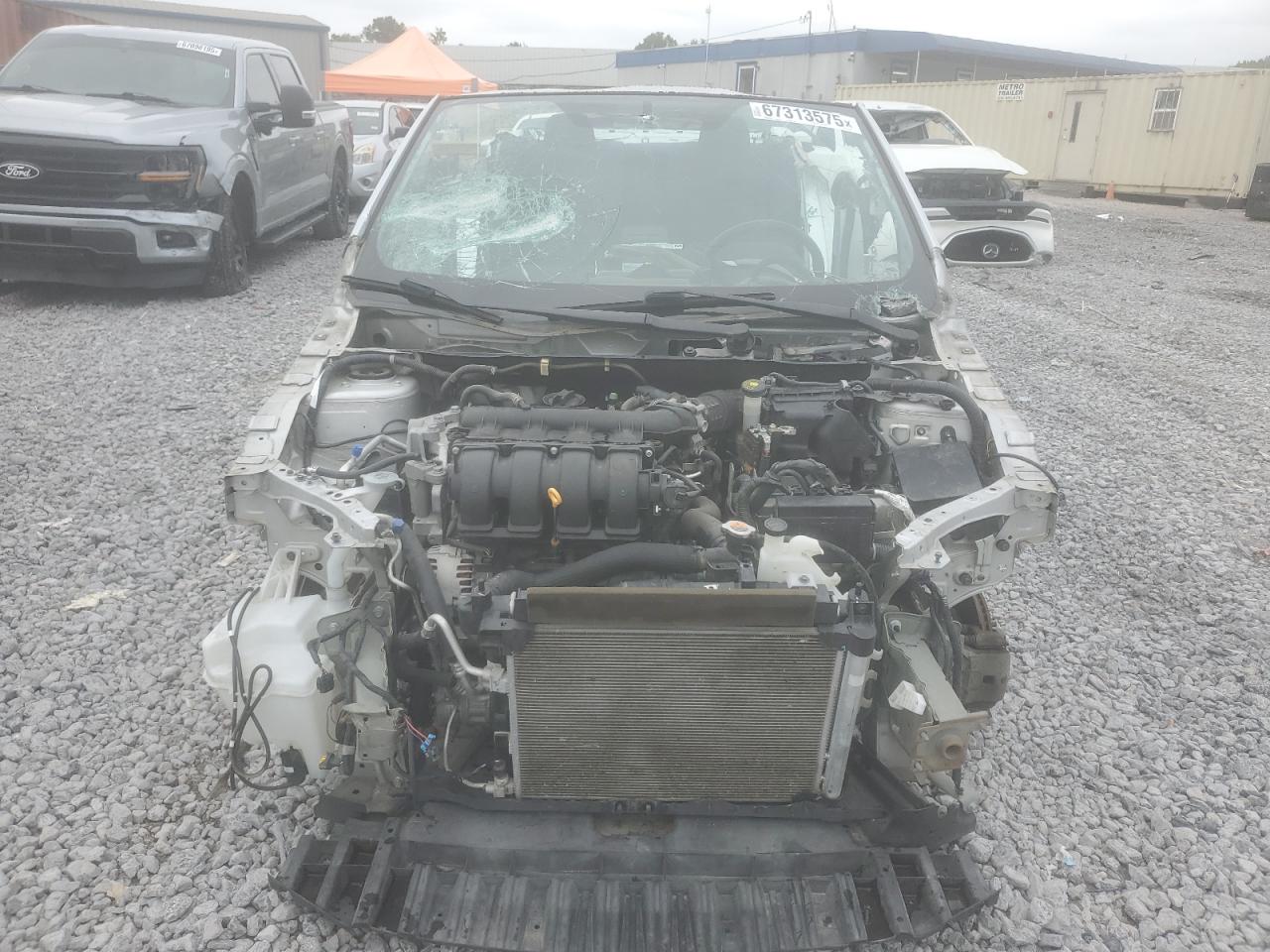 2015 Nissan Sentra S   Silver vin: 3N1AB7AP3FY372842