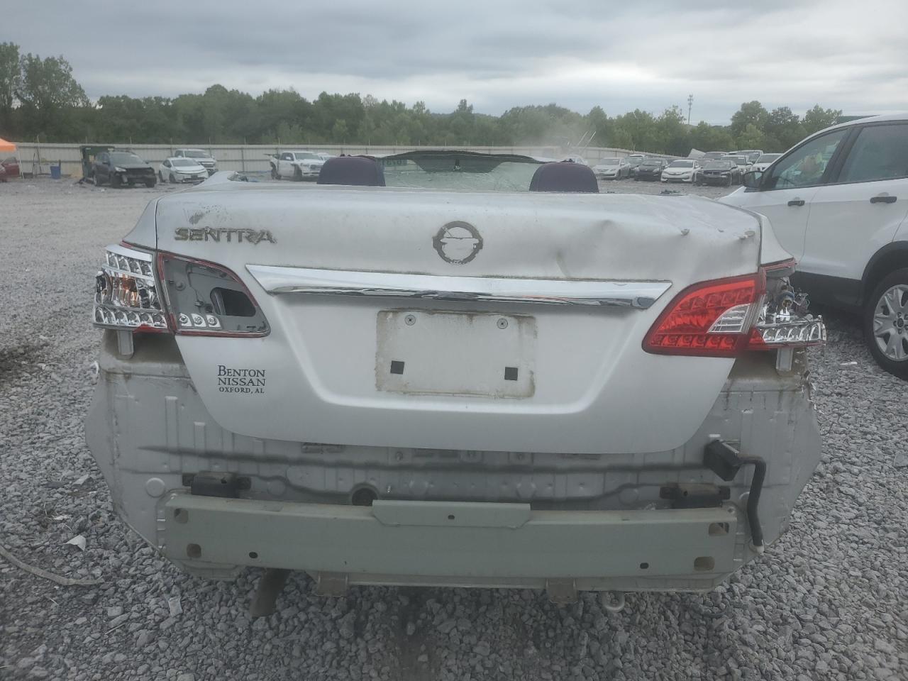 2015 Nissan Sentra S   Silver vin: 3N1AB7AP3FY372842