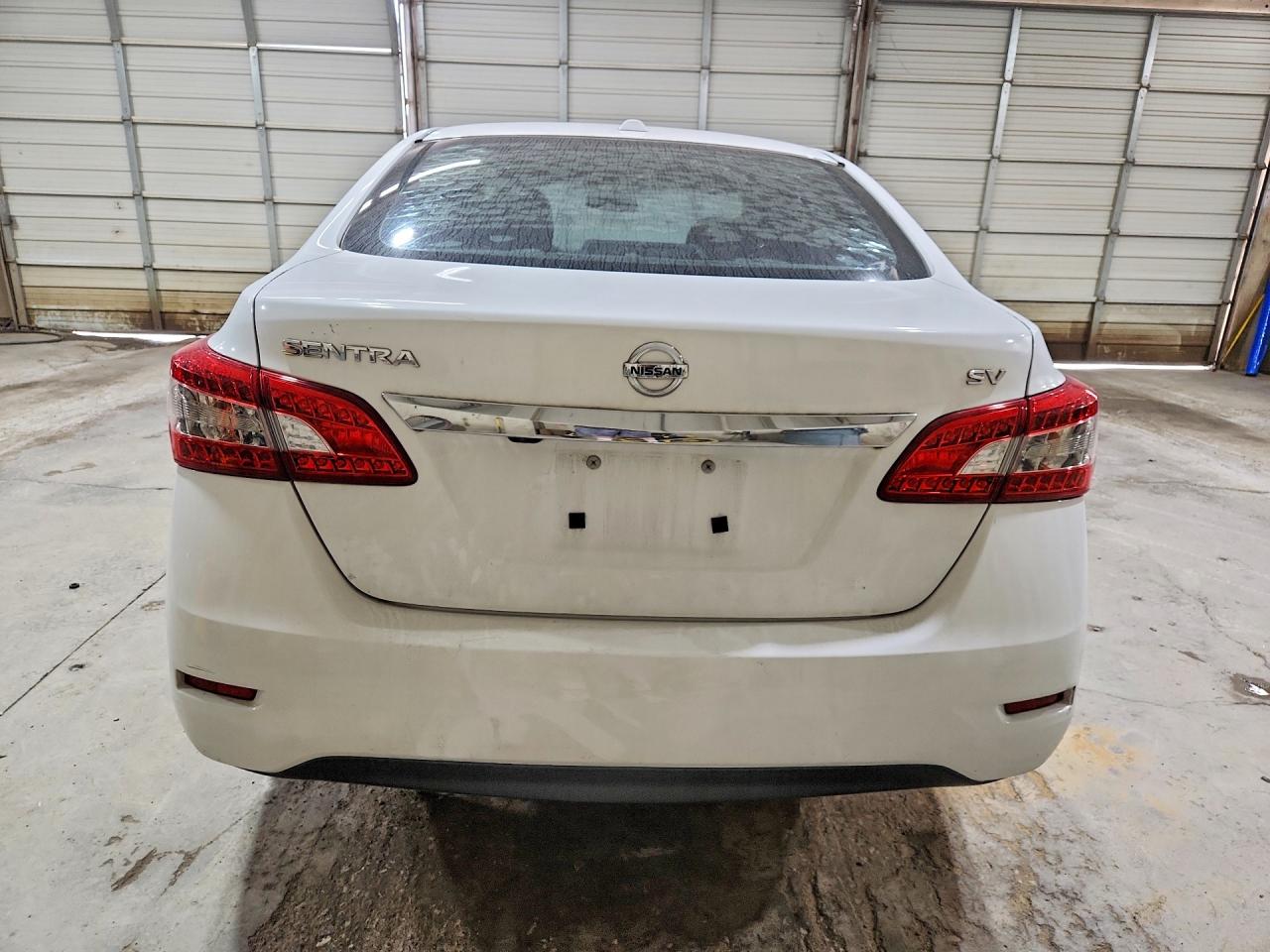 2015 Nissan Sentra Sv White vin: 3N1AB7AP3FY373117