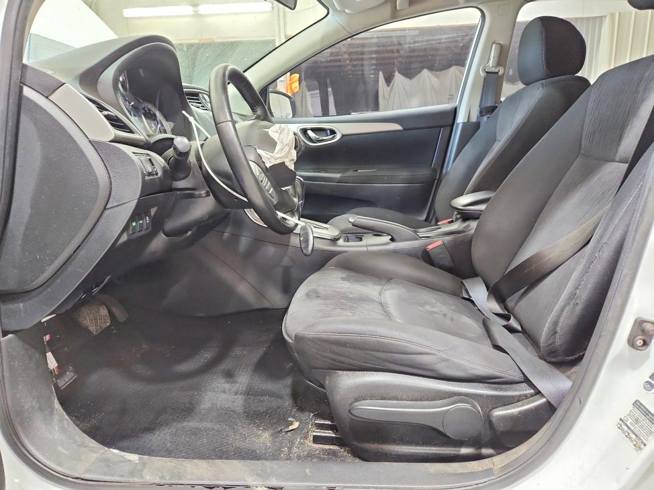 2015 Nissan Sentra Sv White vin: 3N1AB7AP3FY373117