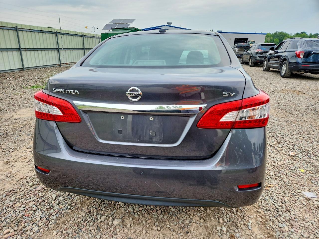 2015 Nissan Sentra Sv Gray vin: 3N1AB7AP3FY377152