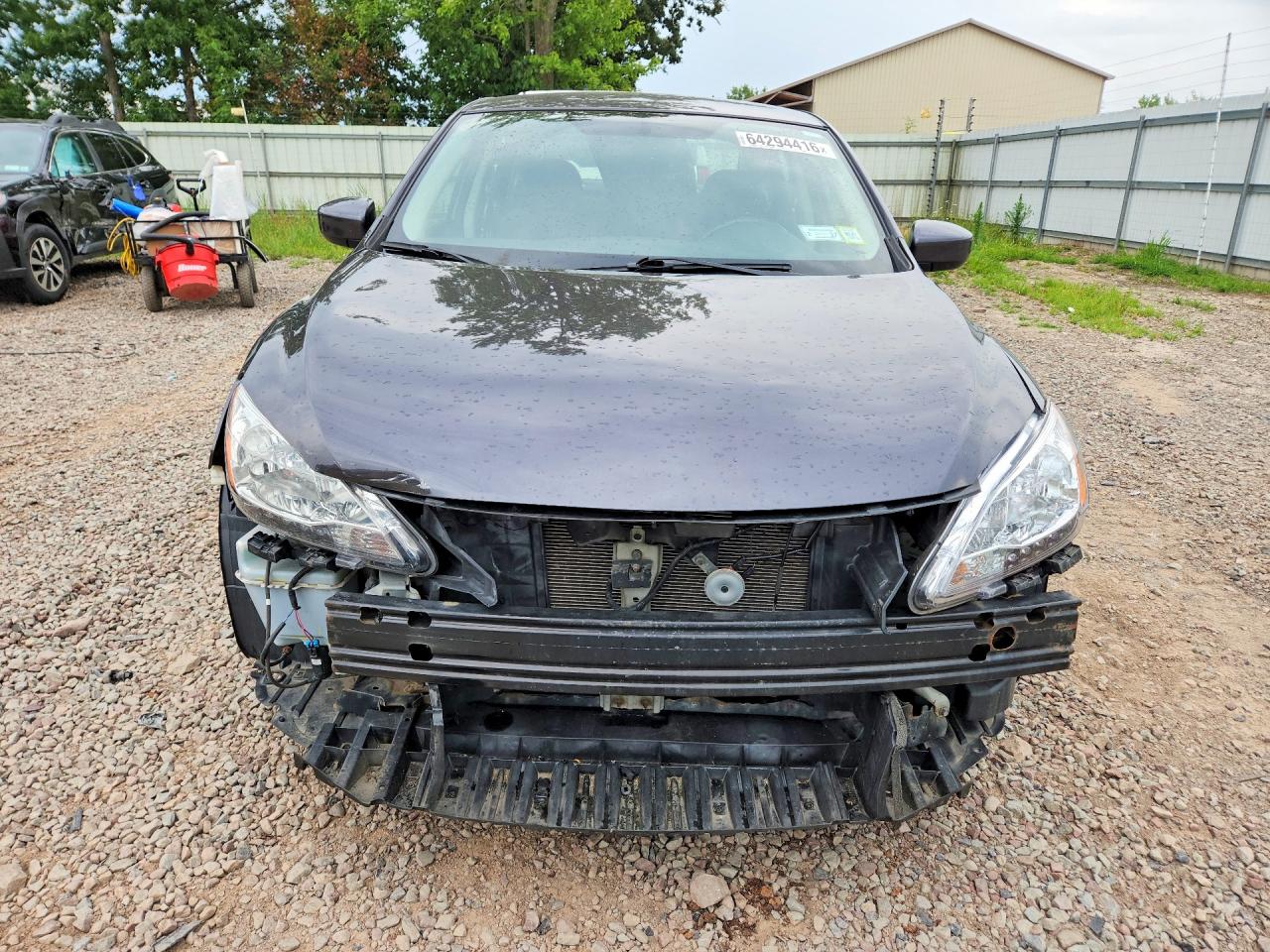 2015 Nissan Sentra Sv Gray vin: 3N1AB7AP3FY377152