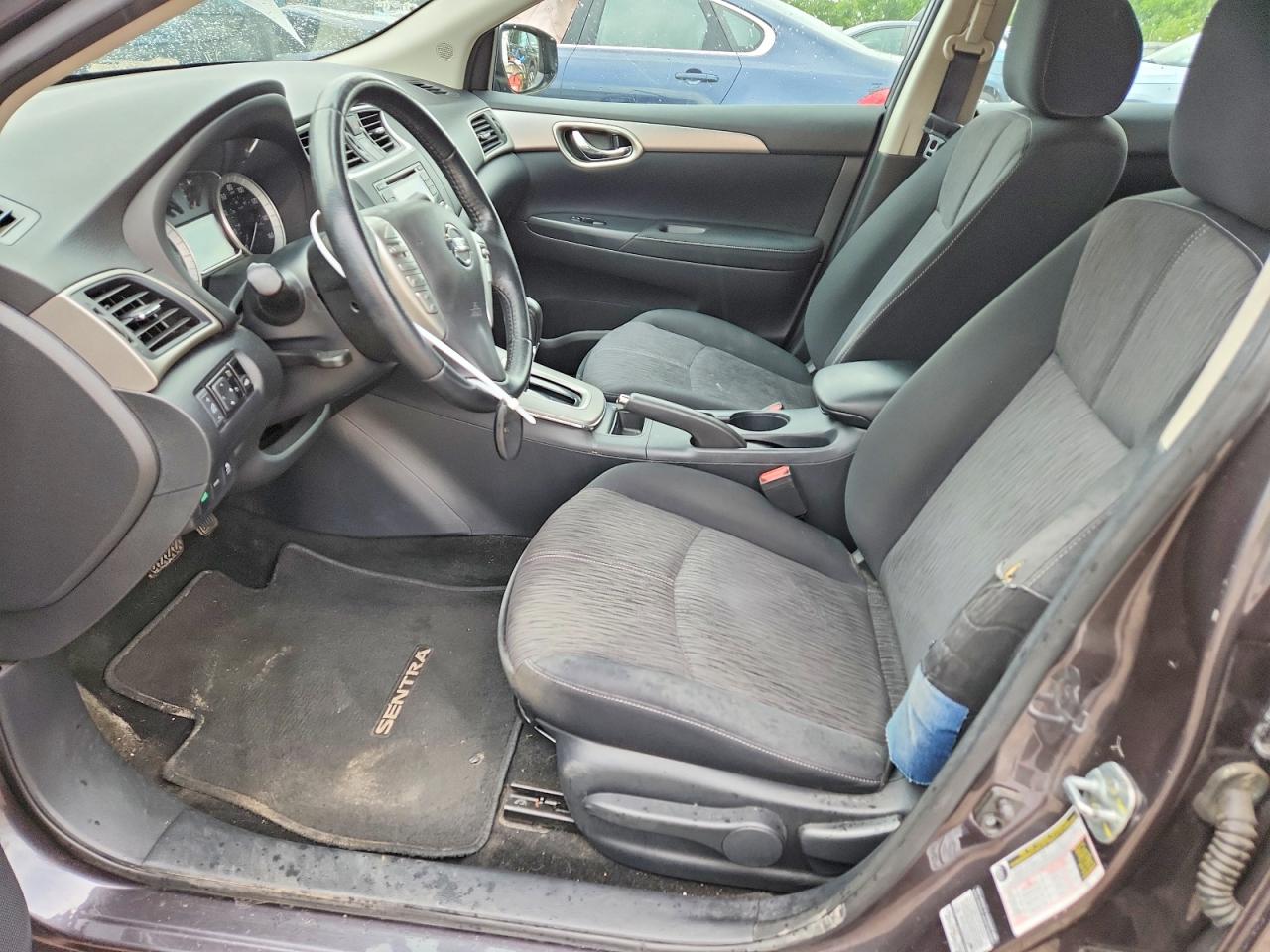 2015 Nissan Sentra Sv Gray vin: 3N1AB7AP3FY377152