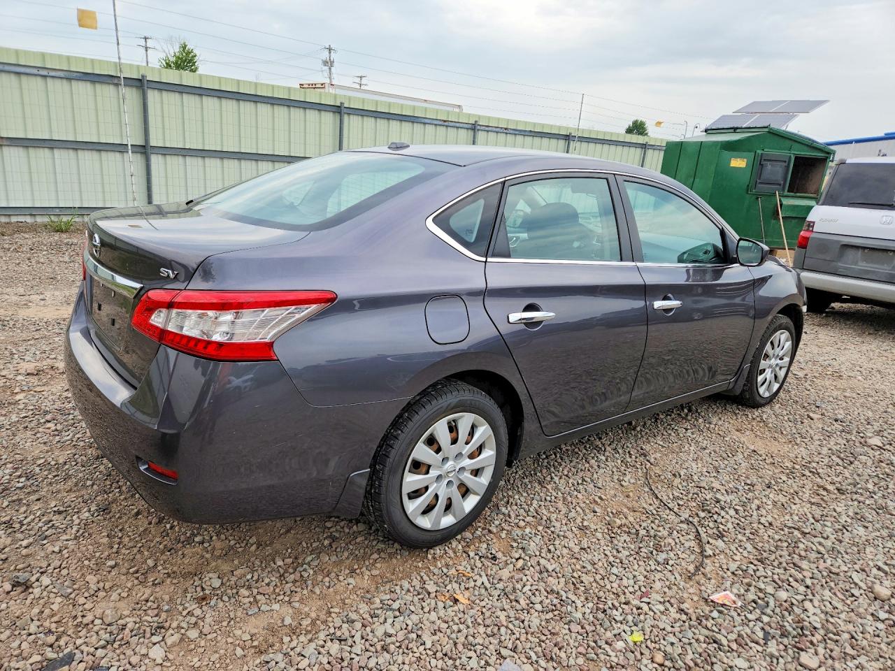 2015 Nissan Sentra Sv Gray vin: 3N1AB7AP3FY377152
