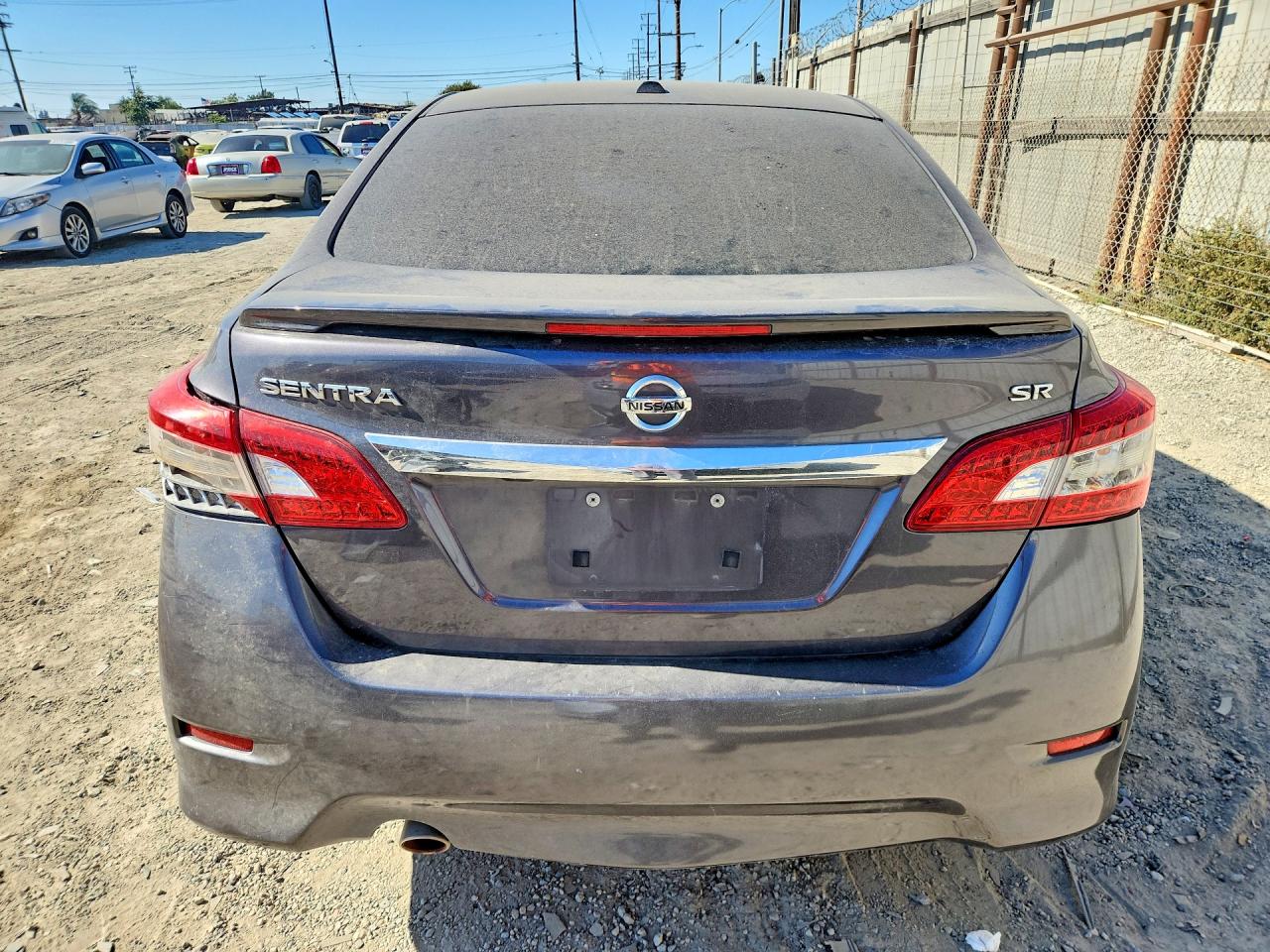 2015 Nissan Sentra Sr Серый vin: 3N1AB7AP3FY382982