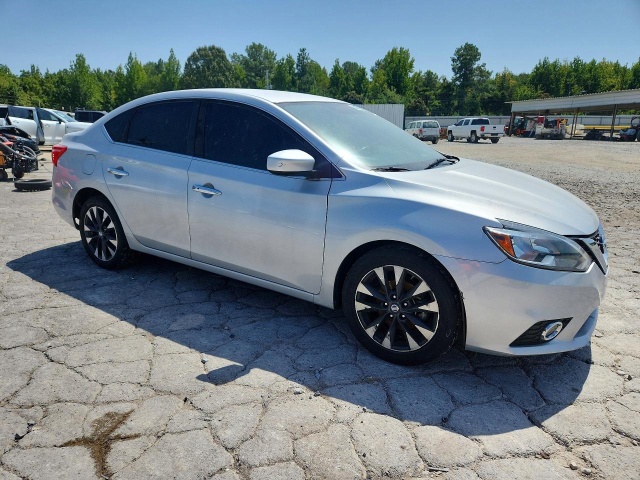 2016 Nissan Sentra Sv Silver vin: 3N1AB7AP3GL667261