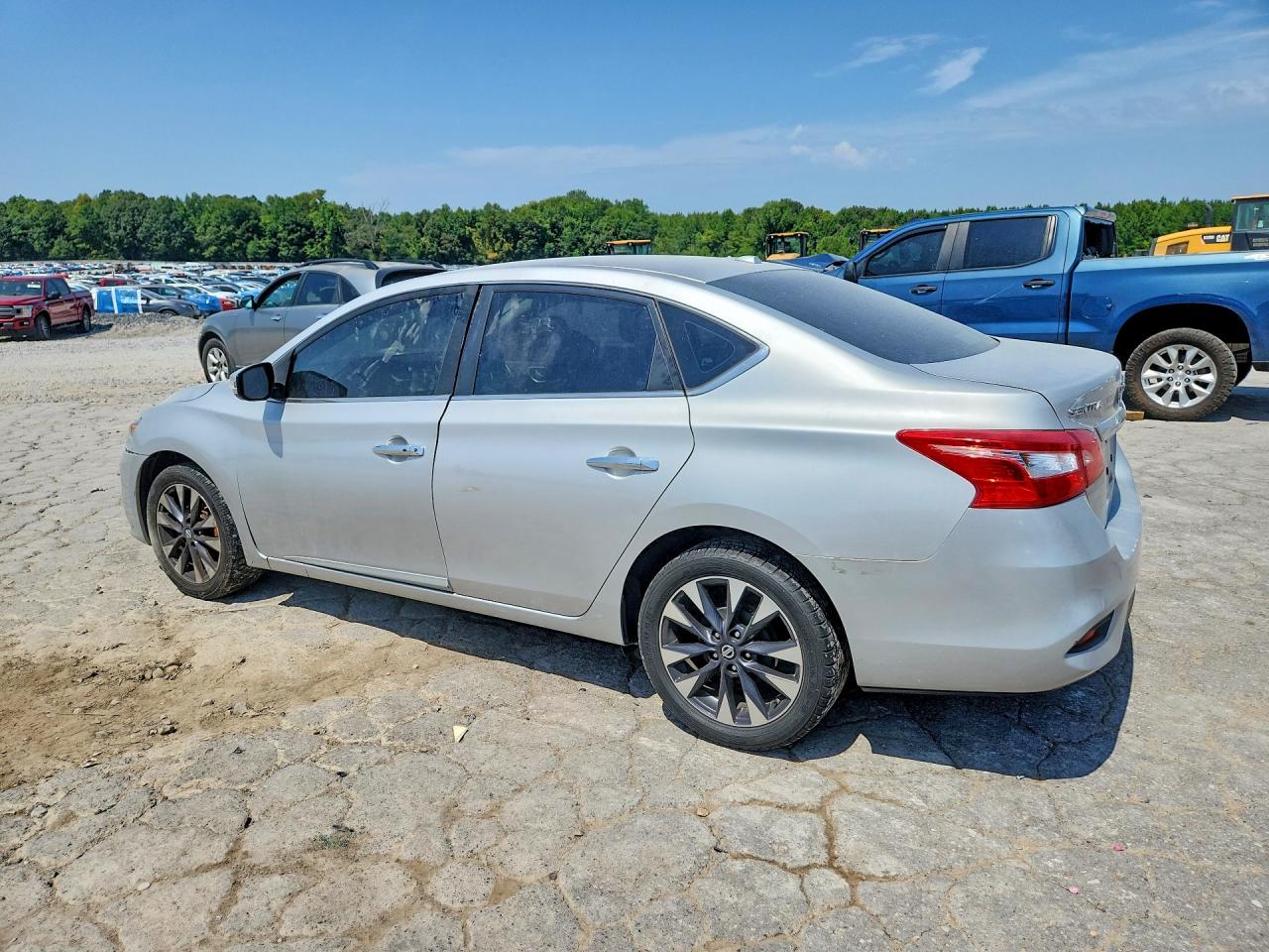 2016 Nissan Sentra Sv Silver vin: 3N1AB7AP3GL667261