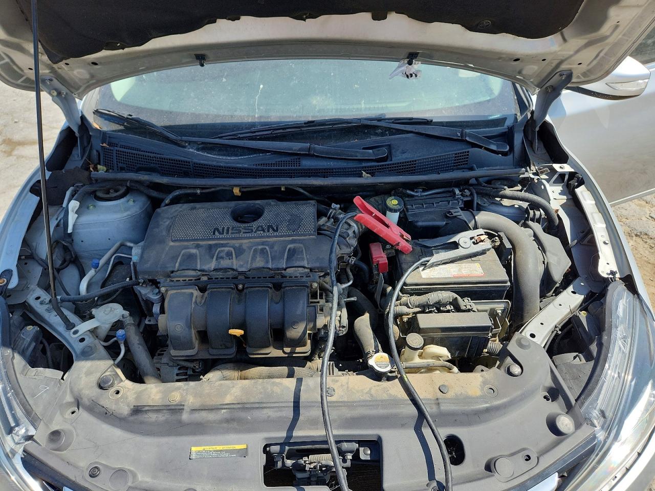 2016 Nissan Sentra Sv Silver vin: 3N1AB7AP3GL667261