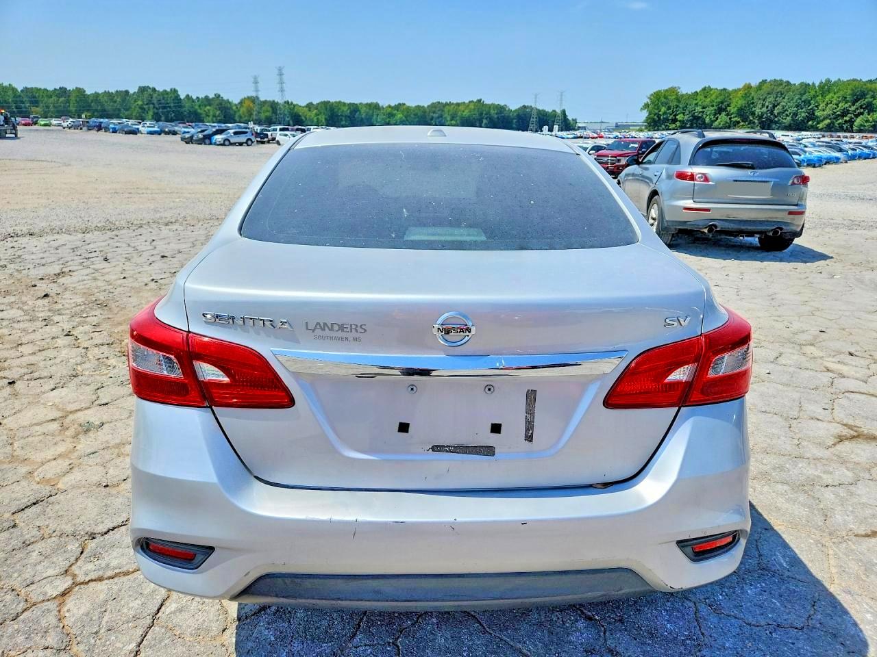 2016 Nissan Sentra Sv Silver vin: 3N1AB7AP3GL667261