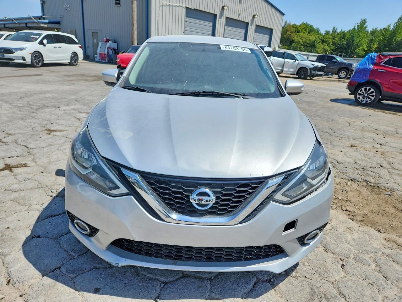 2016 Nissan Sentra Sv Silver vin: 3N1AB7AP3GL667261