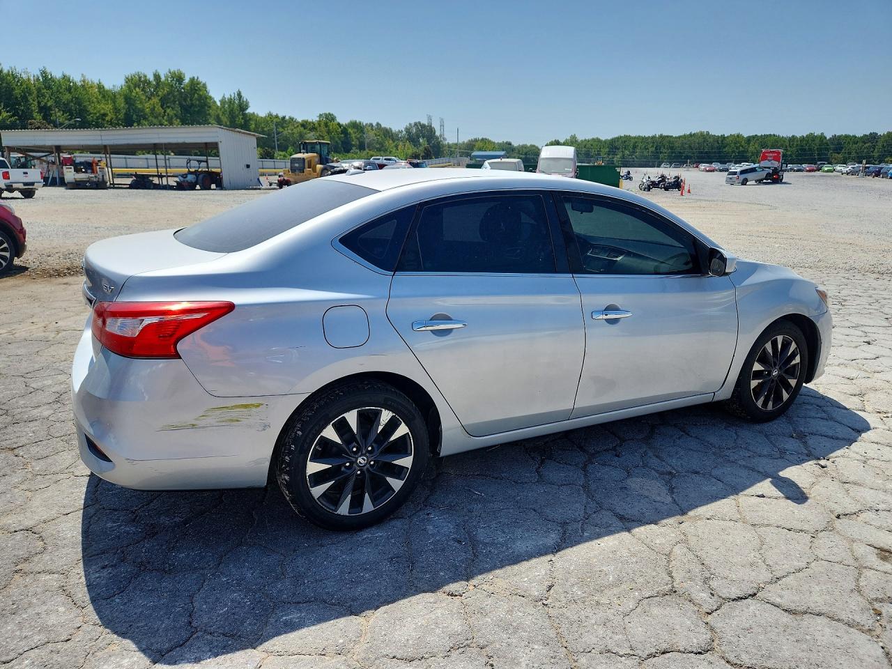 2016 Nissan Sentra Sv Silver vin: 3N1AB7AP3GL667261