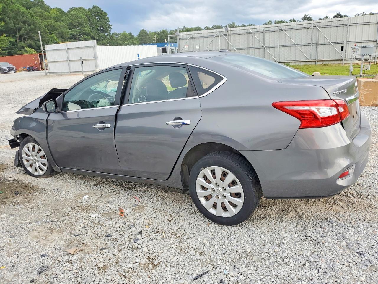 2016 Nissan Sentra S Gray vin: 3N1AB7AP3GL684657