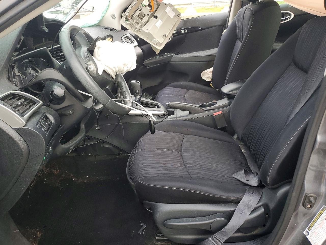2016 Nissan Sentra S Gray vin: 3N1AB7AP3GL684657