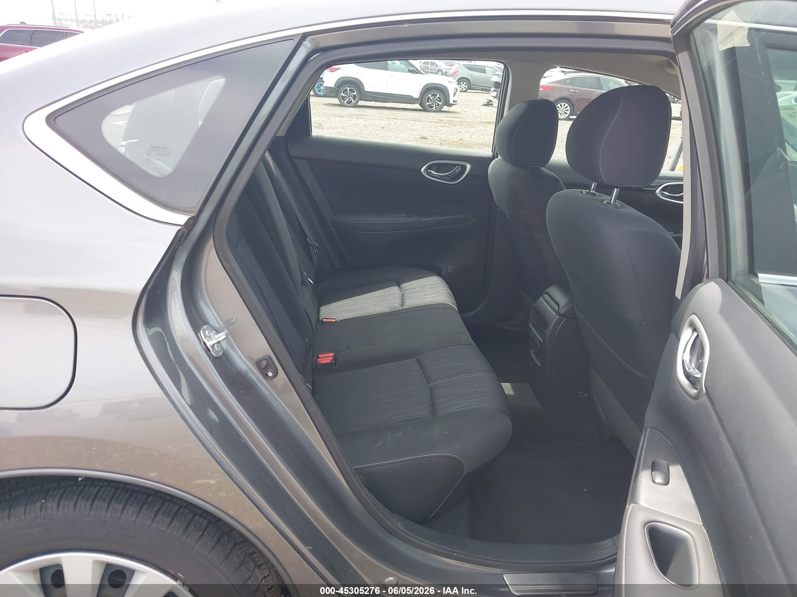 2016 Nissan Sentra Sv Gray vin: 3N1AB7AP3GY208296