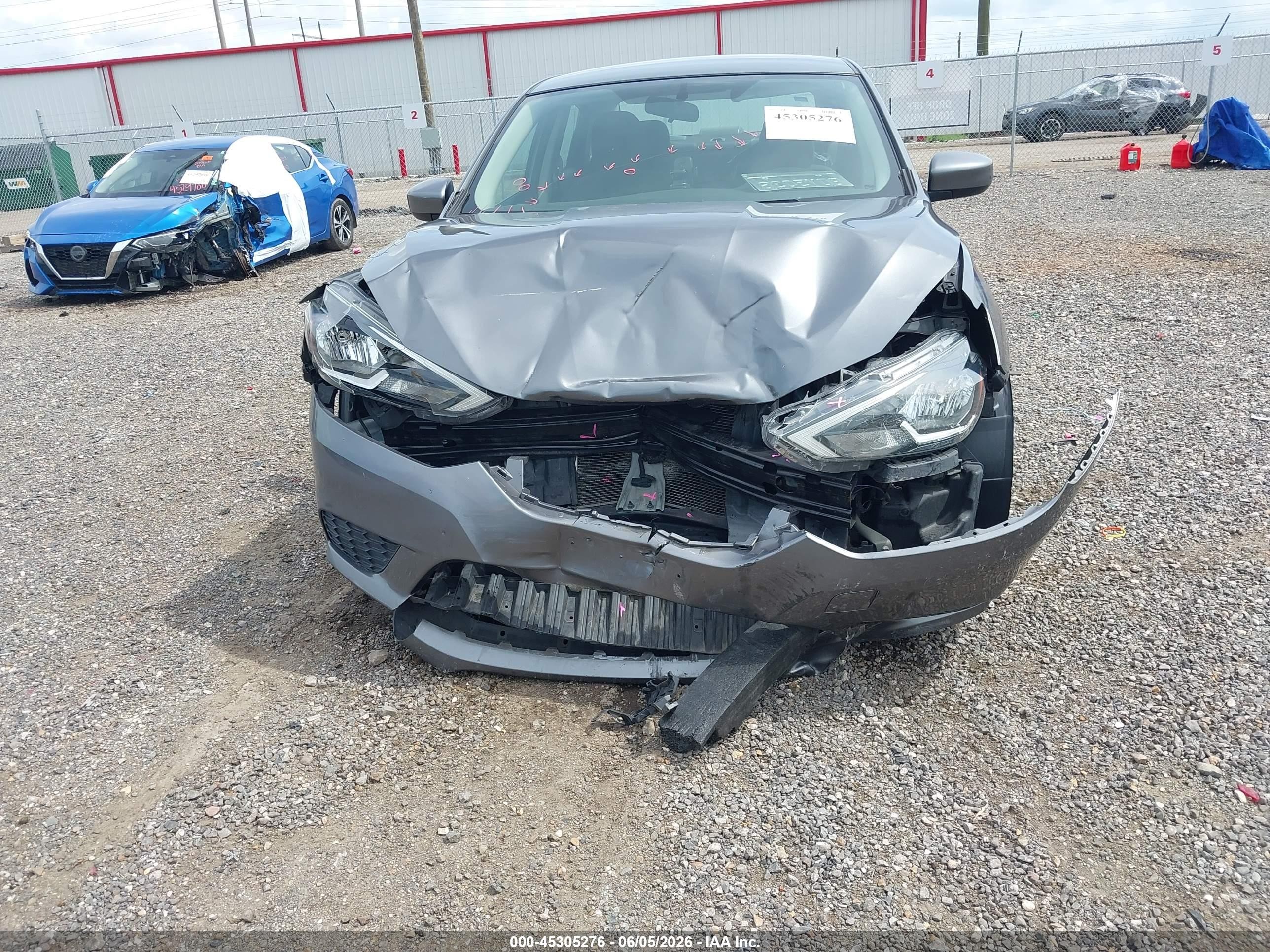 2016 Nissan Sentra Sv Gray vin: 3N1AB7AP3GY208296
