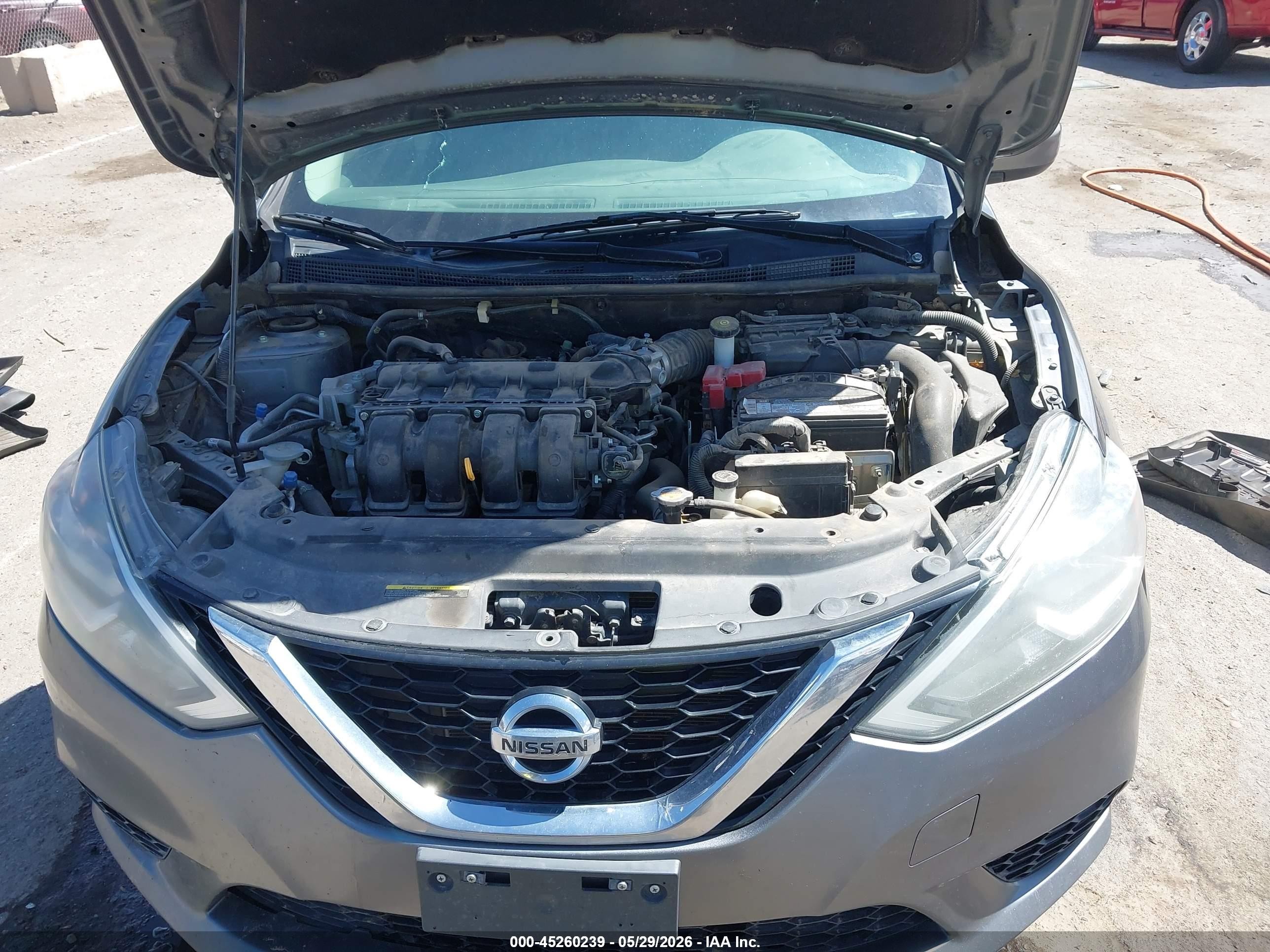 2016 Nissan Sentra Fe+ S/s/sl/sr/sv Gray vin: 3N1AB7AP3GY264111