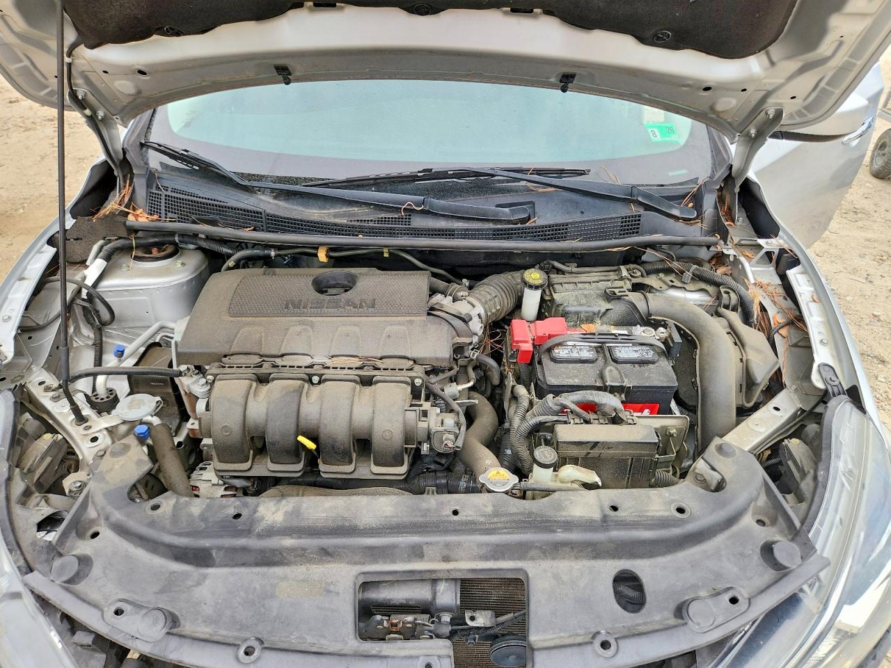 2017 Nissan Sentra Sv Silver vin: 3N1AB7AP3HY205500